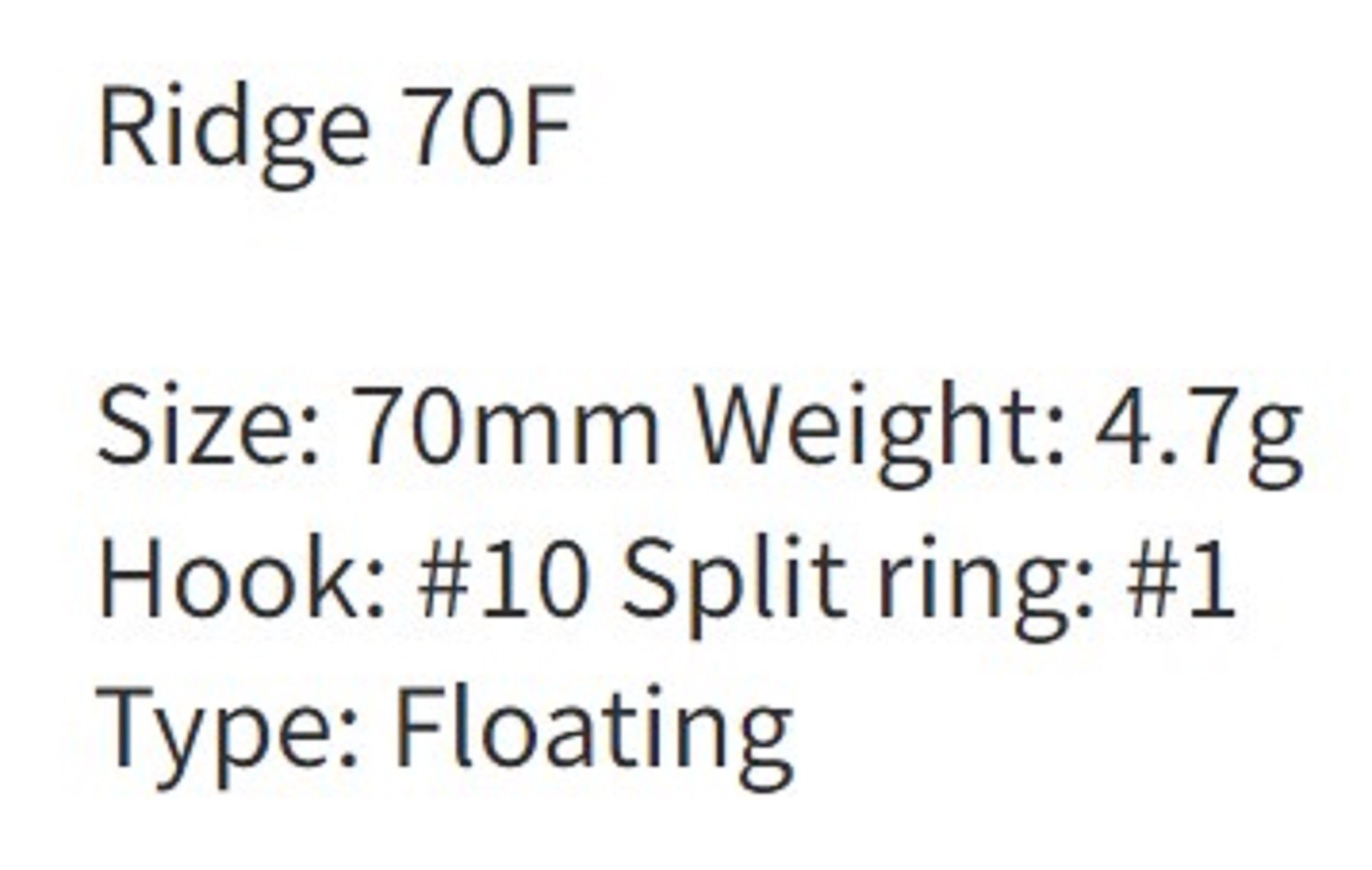 Zipbaits Rigge 70F Floating Lure 191 (0776)