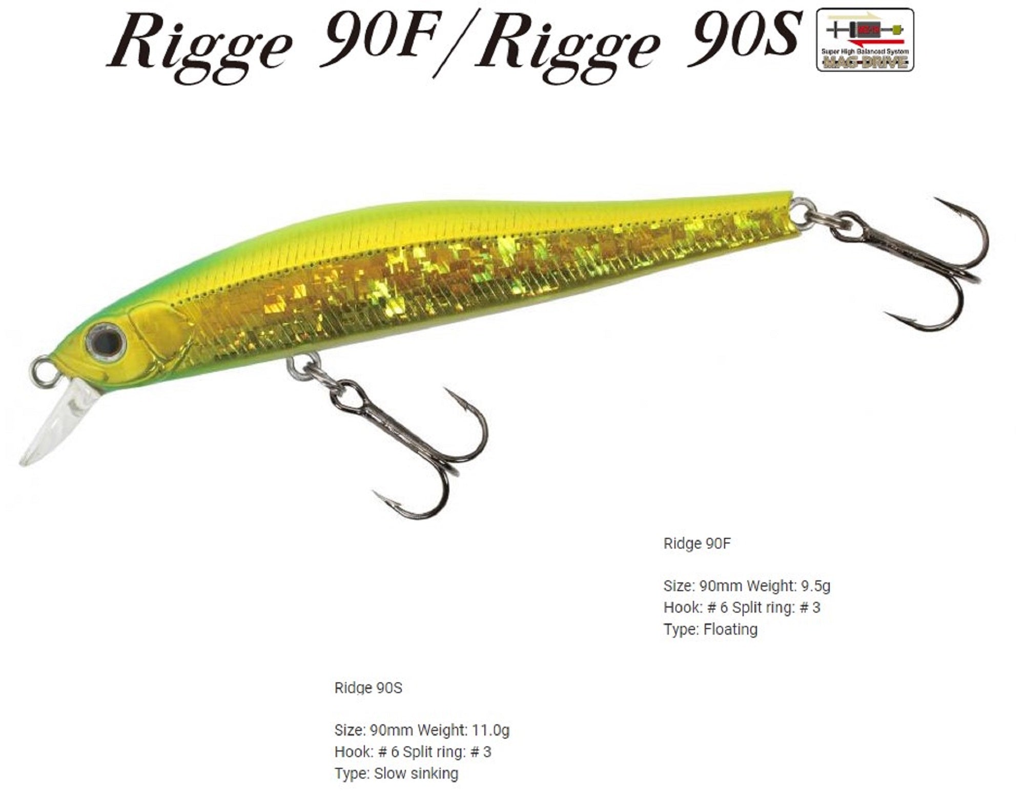 Zipbaits Rigge 90F Floating Lure 262 (3739)