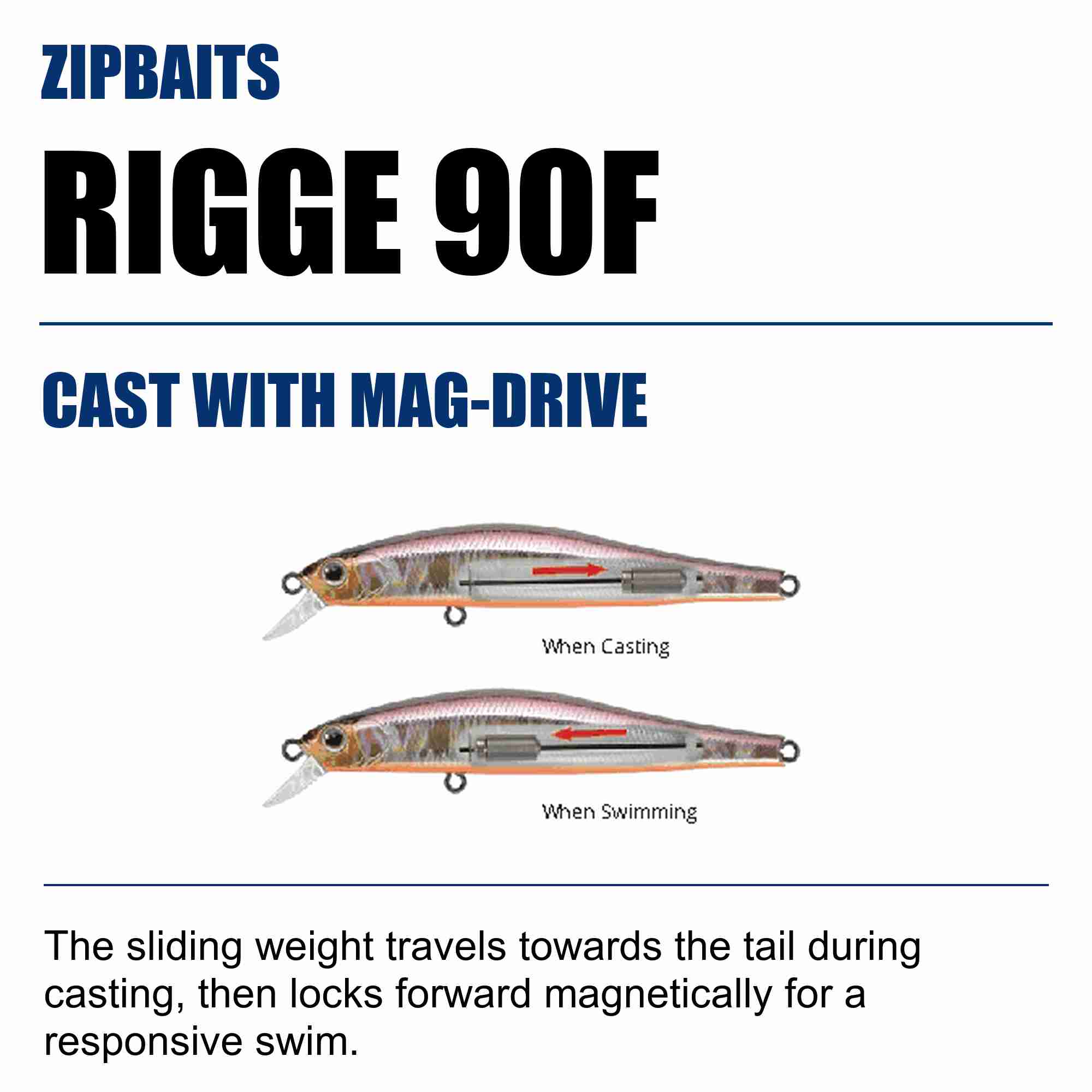 Zipbaits Rigge 90F Floating Lure 262 (3739)