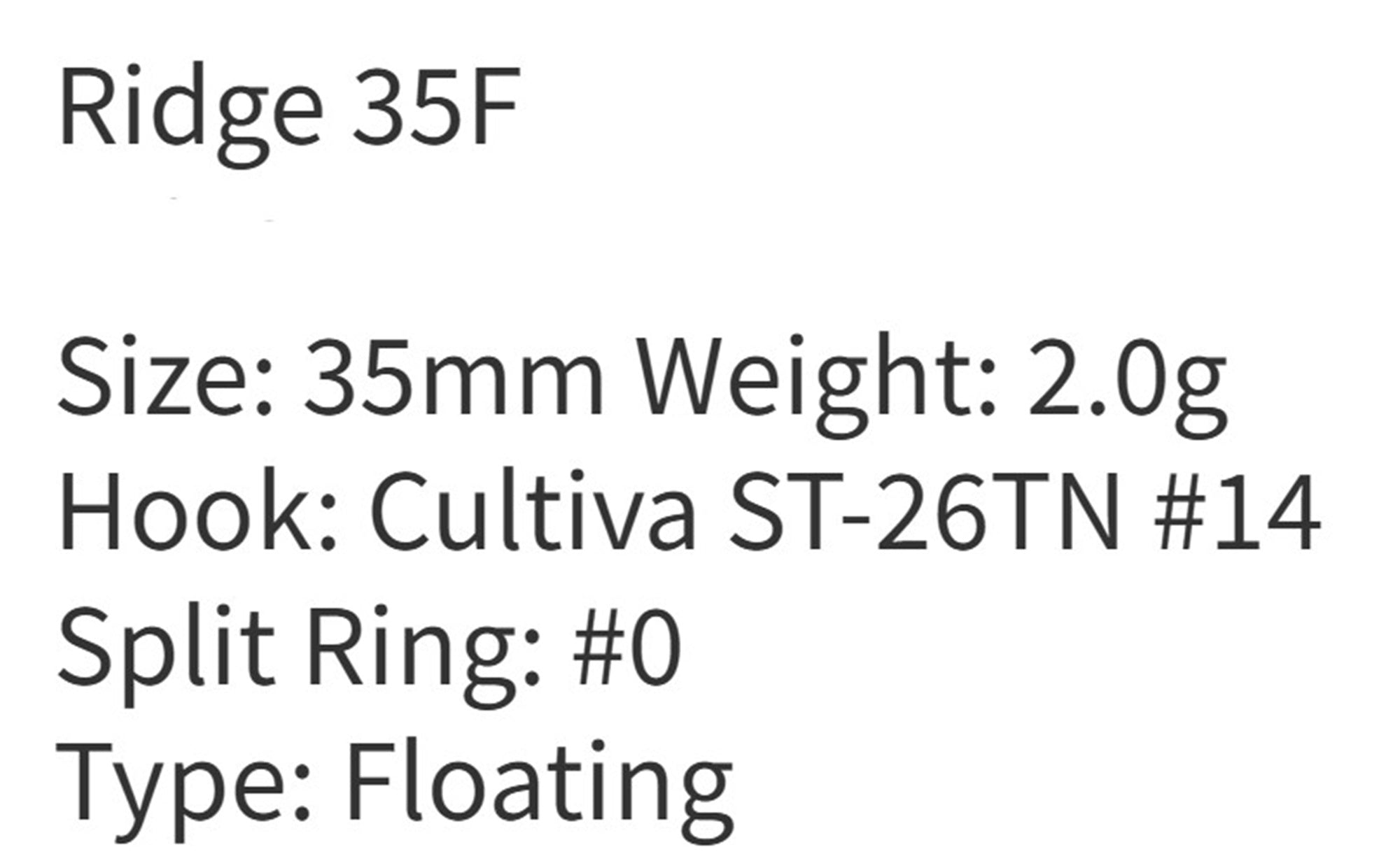 Zipbaits Rigge 35F Floating Lure 039 (1437)