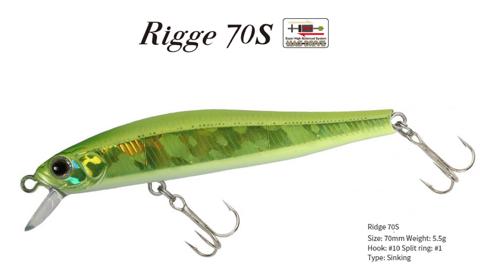 Zipbaits Rigge 70S Sinking Lure 811 (7118)