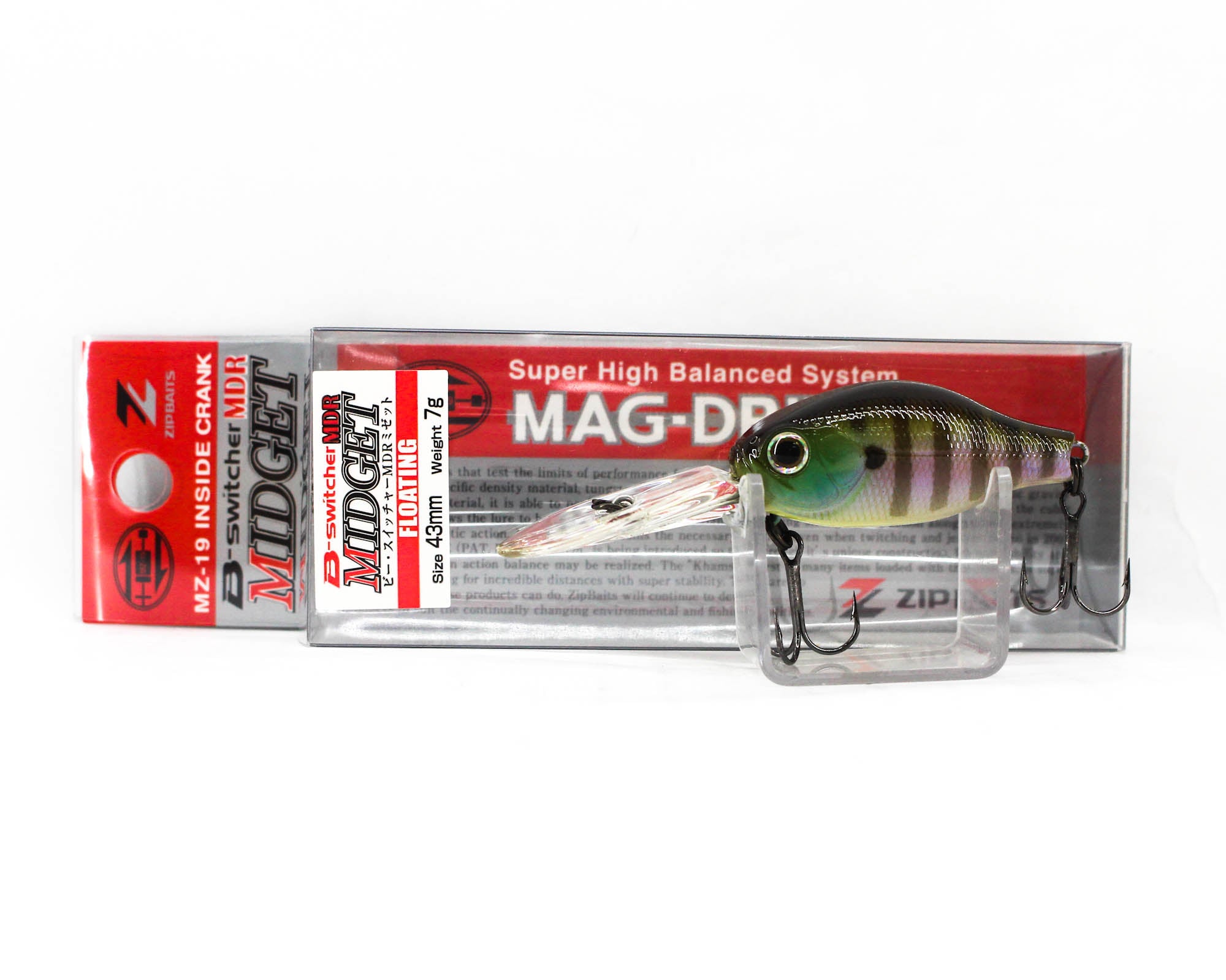 Zipbaits B Switcher MDR Midget 43mm Floating Lure 082 (2150)