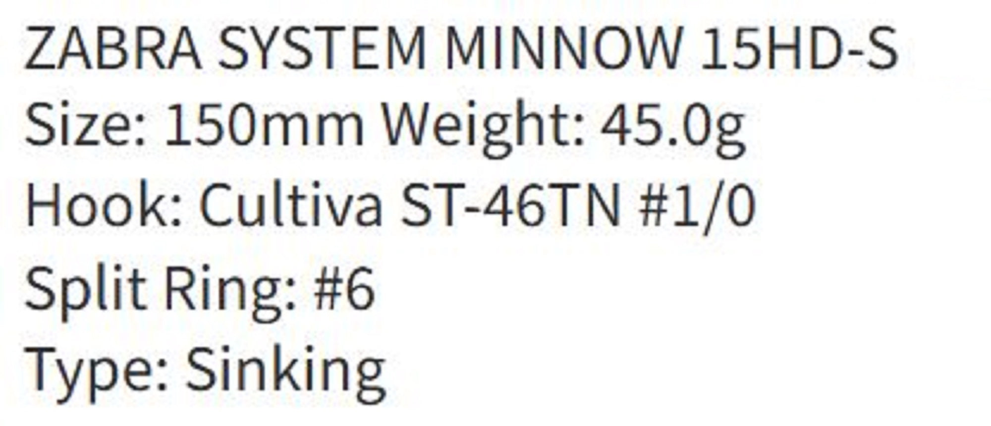Zipbaits ZBL System Minnow 15 HDS Sinking Lure 722 (7031)