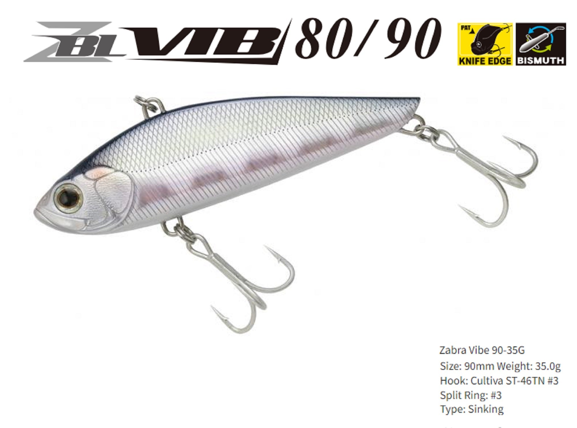 Zipbaits ZBL Vib 90 35 grams Sinking Vibration Lure 915 (4367)