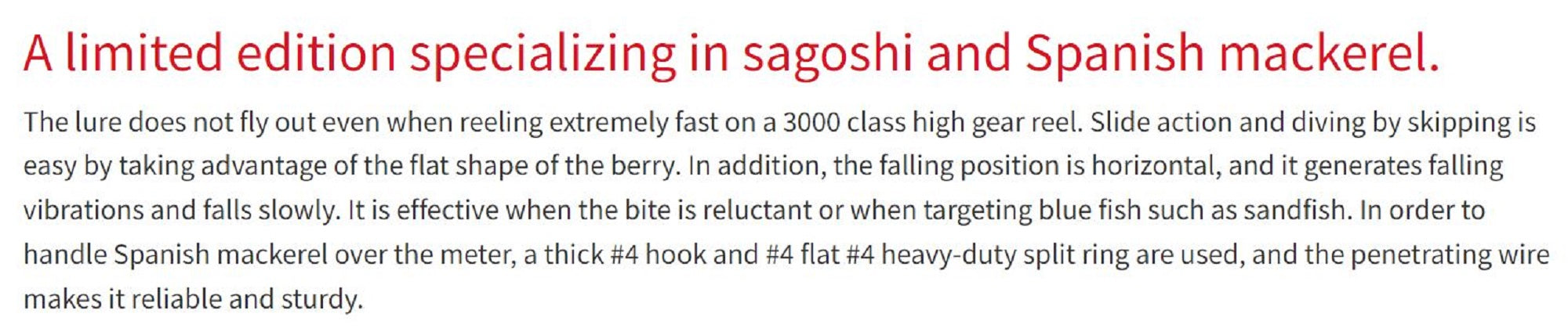 Zipbaits Monsoon Breaker Sagoshi 115mm Sinking Lure L-180 (8969)