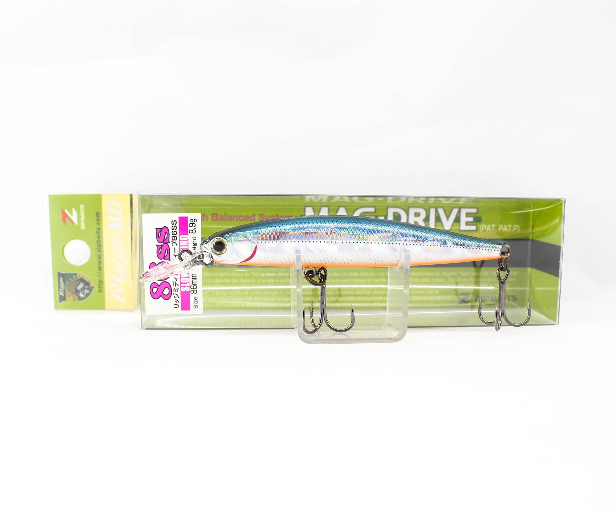 Zipbaits Rigge MD 86SS Slow Sinking Lure 026 (1020)