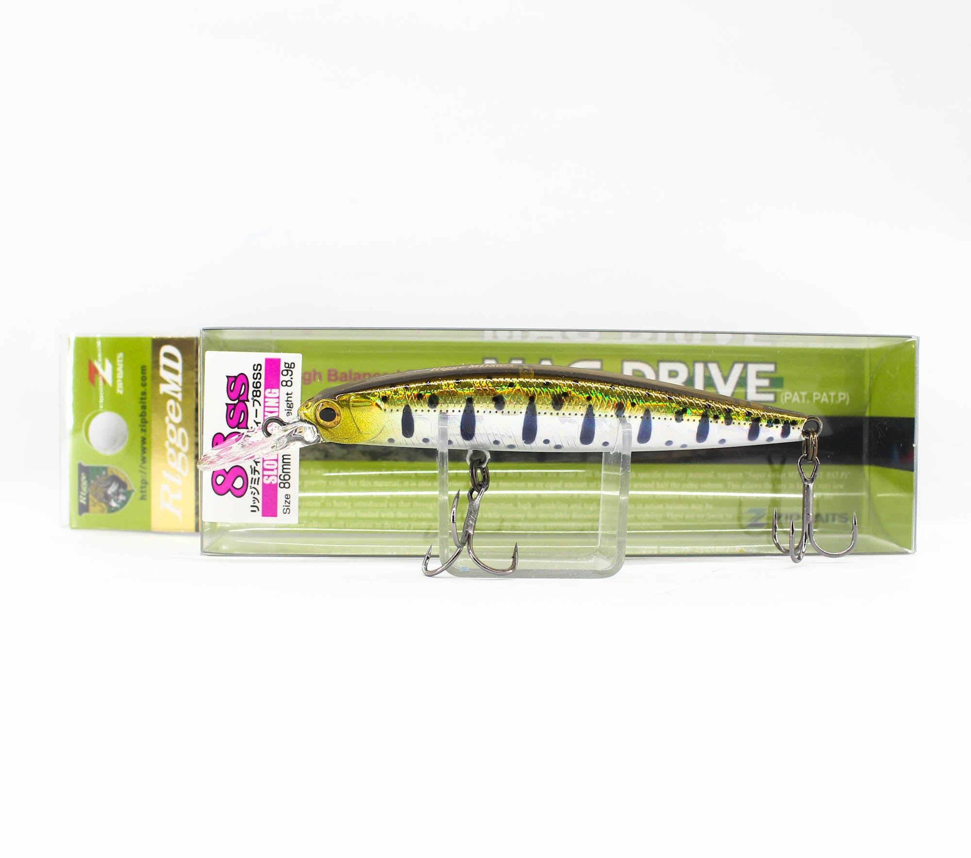 Zipbaits Rigge MD 86SS Slow Sinking Lure 810 (1075)