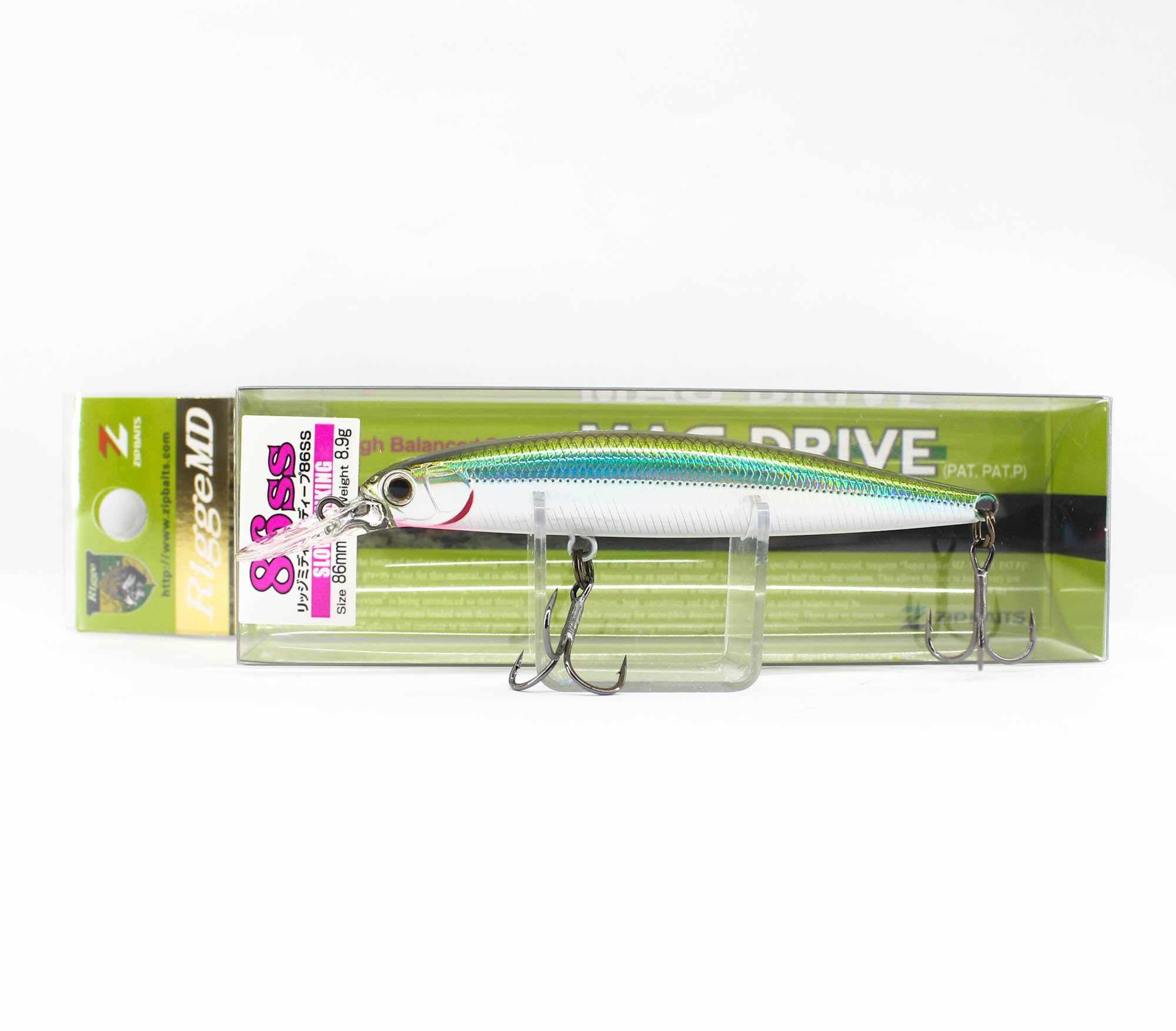 Zipbaits Rigge MD 86SS Slow Sinking Lure 975 (1488)