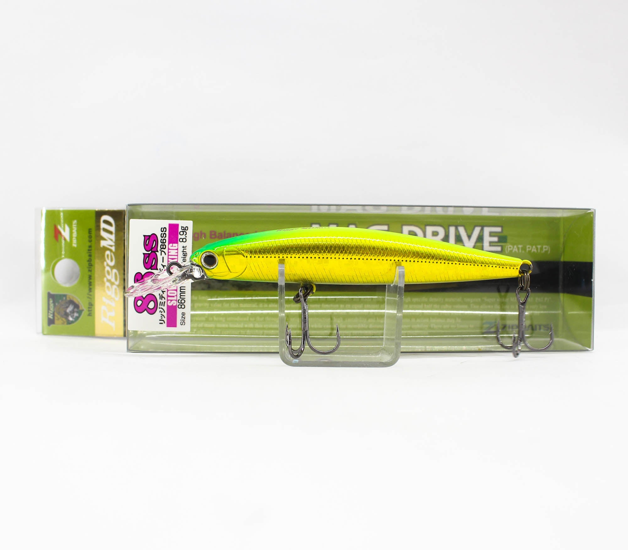 Zipbaits Rigge MD 86SS Slow Sinking Lure 665 (1525)