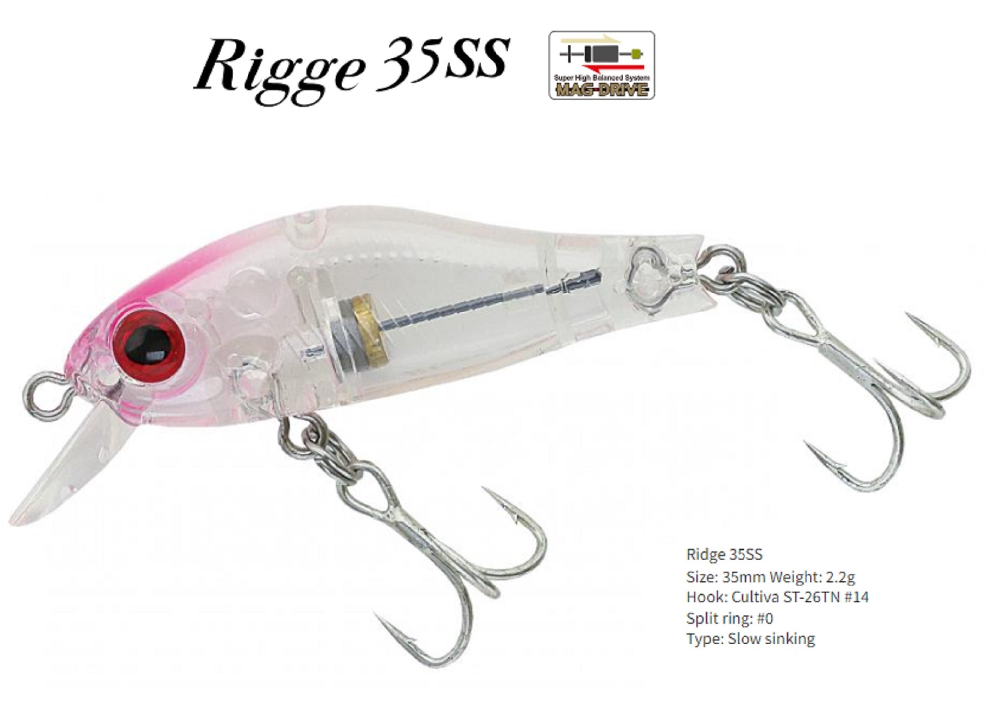Zipbaits Rigge 35SS Slow Sinking Lure 441 (8357)