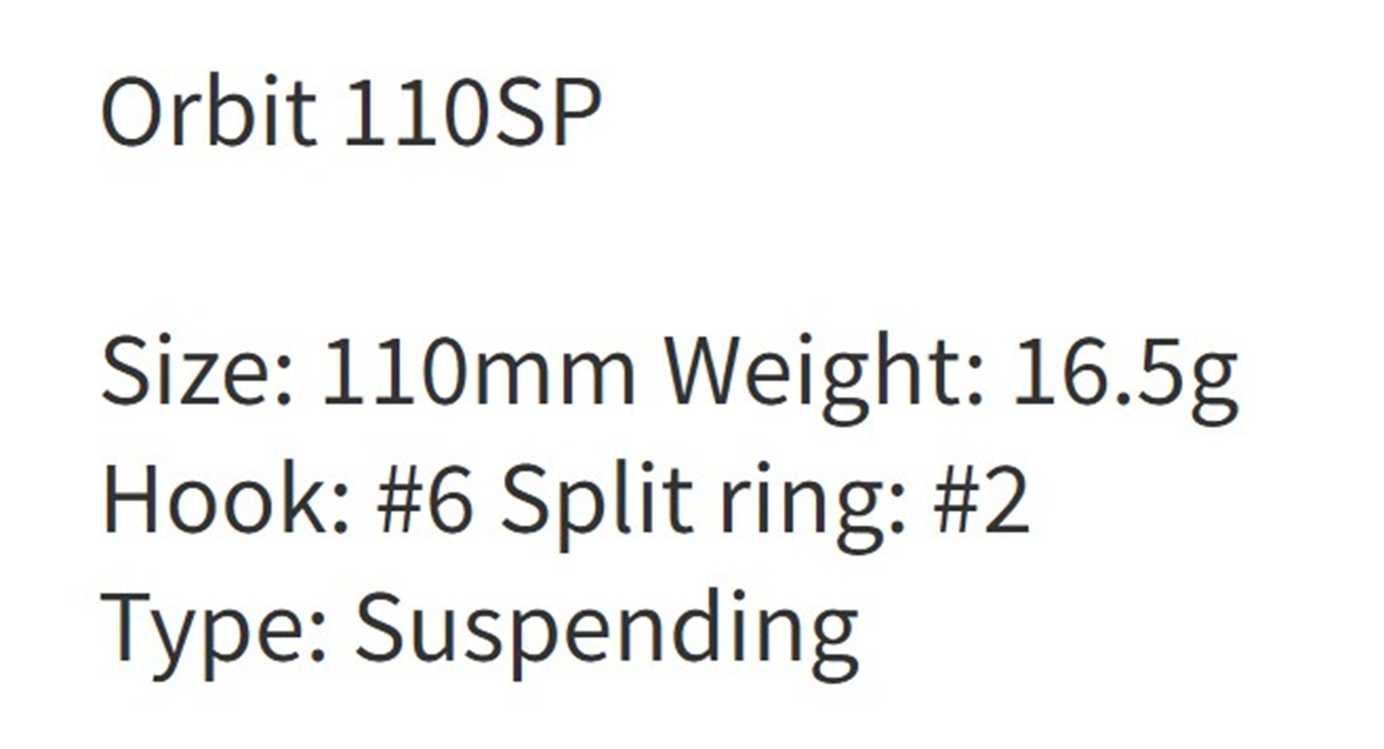 Zipbaits Orbit 110 SP Suspend Lure 810 (2107)