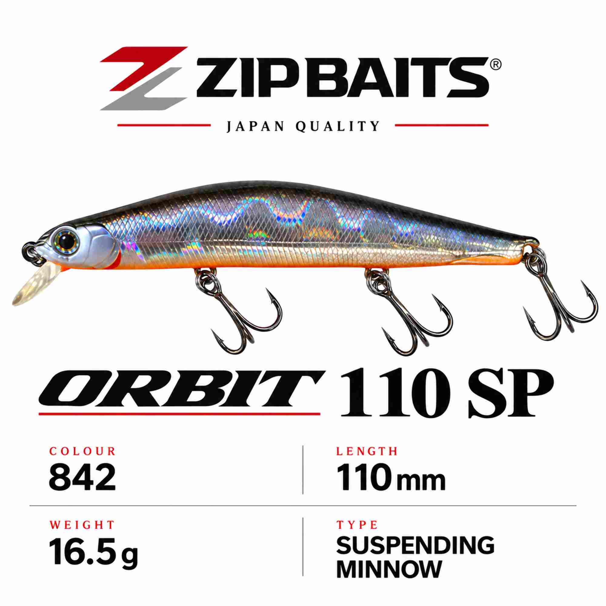 Zipbaits Orbit 110 SP Suspend Lure 842 (2947)