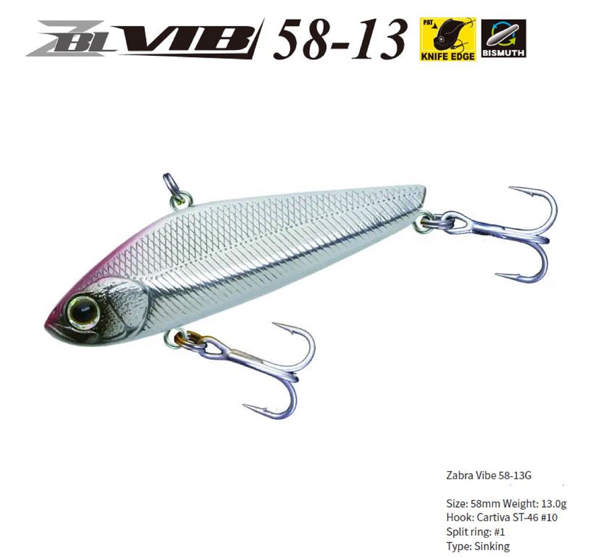 Zipbaits ZBL Vib 58 13 grams Sinking Vibration Lure 476 (2297)