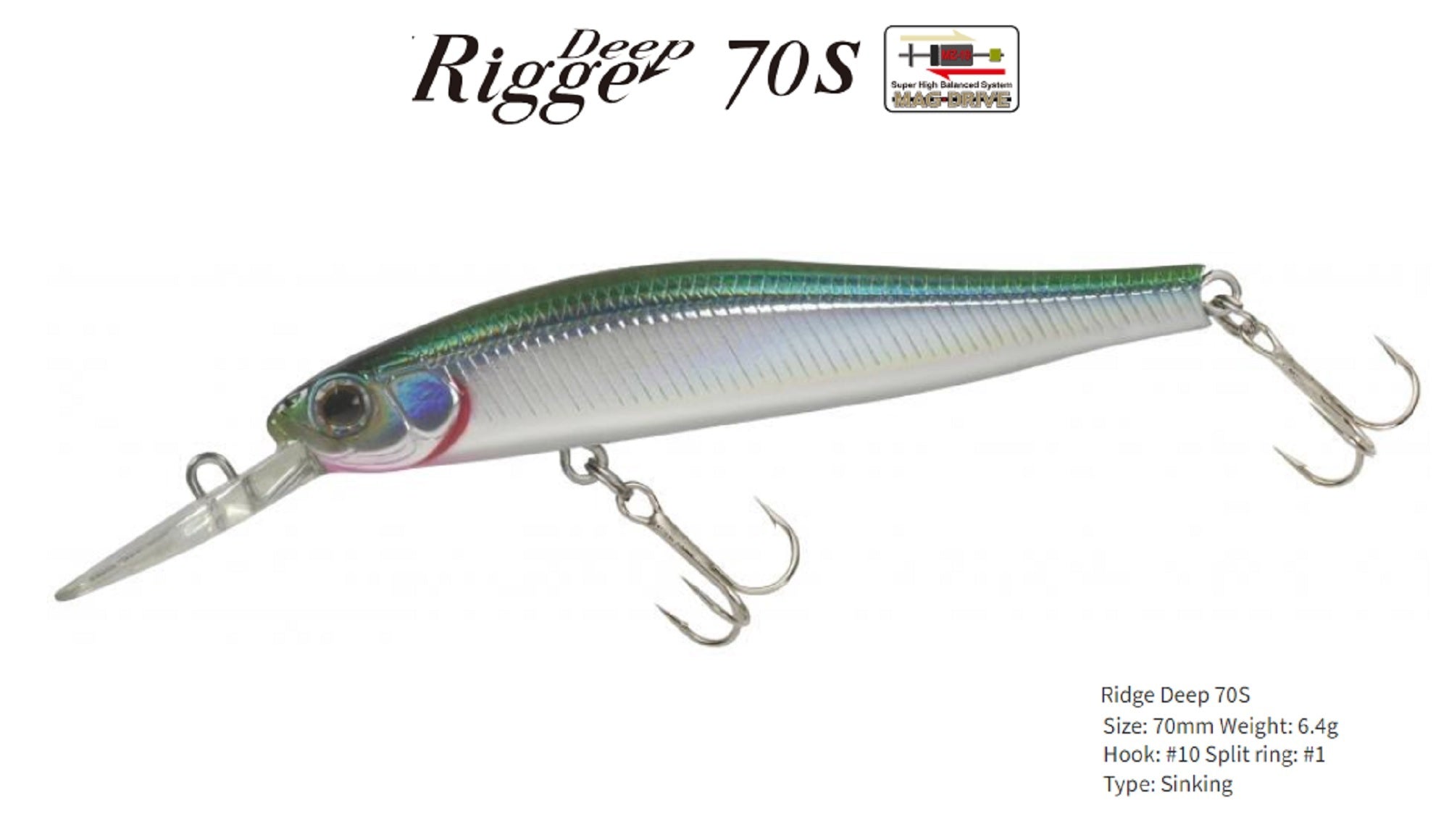 Zipbaits Rigge Deep 70S Sinking Lure 851 (8150)
