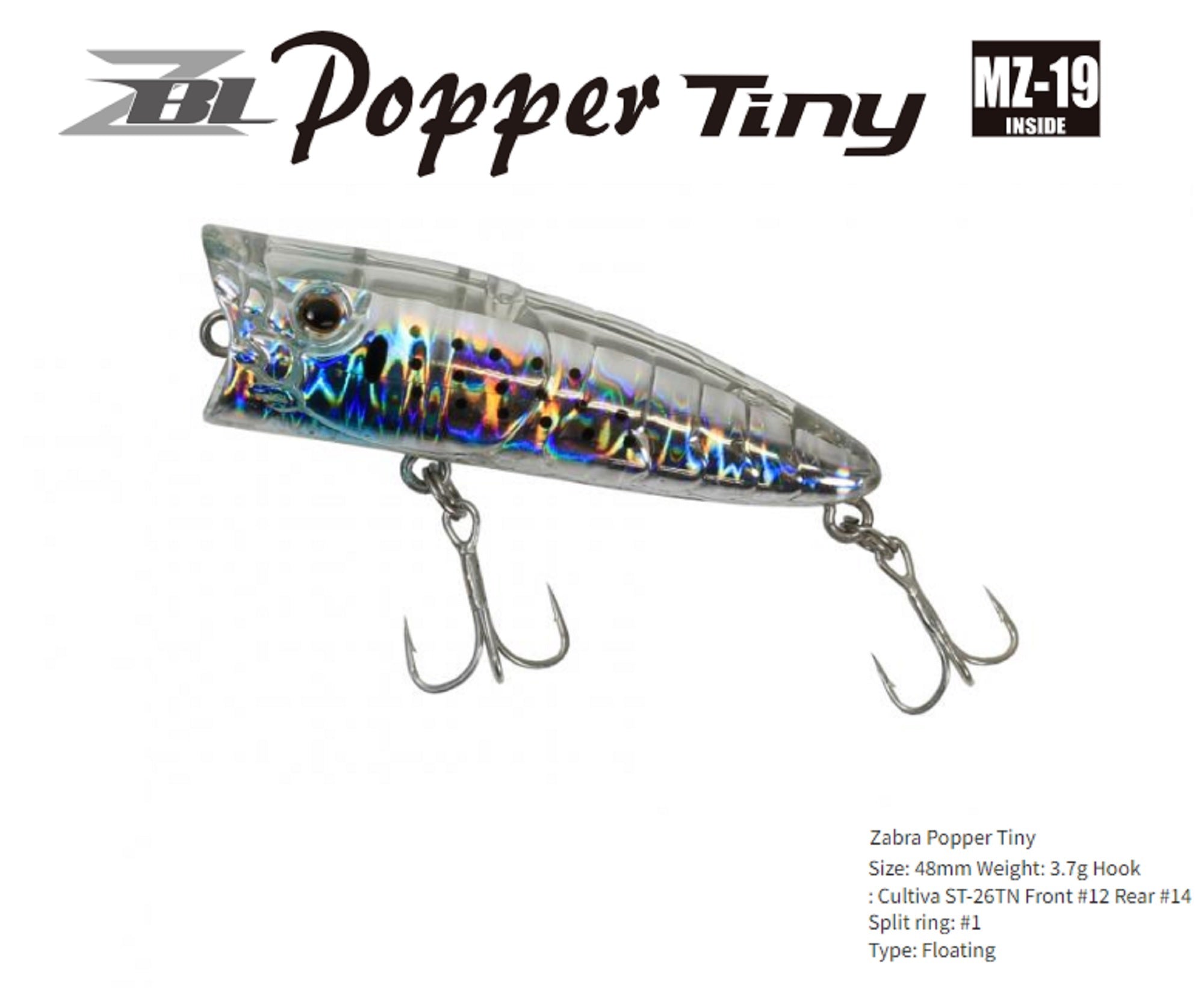 Zipbaits ZBL Popper Tiny 48mm Floating Lure 849 (5330)