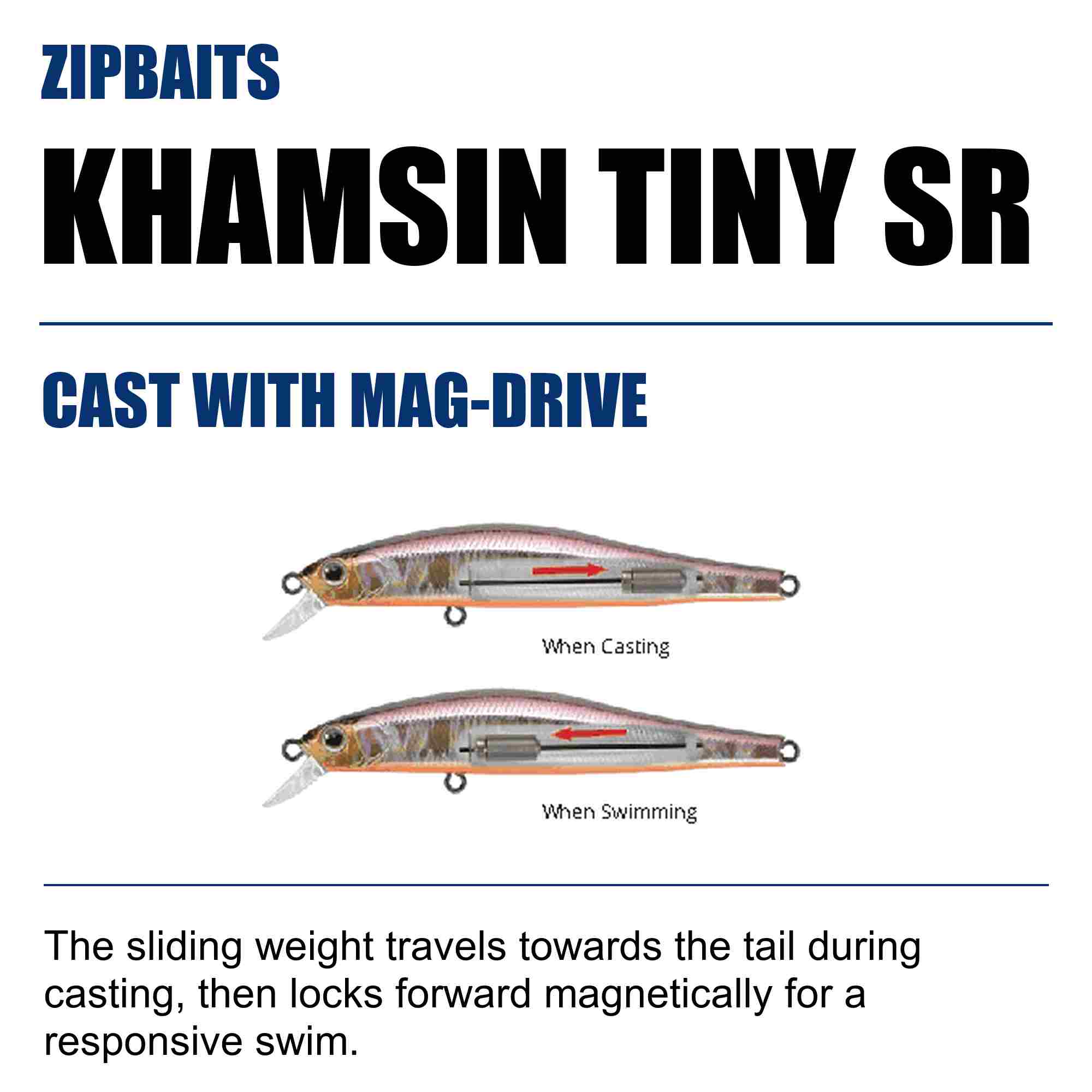 Zipbaits Khamsin Tiny SR 40mm Suspend Lure 401 (7340)