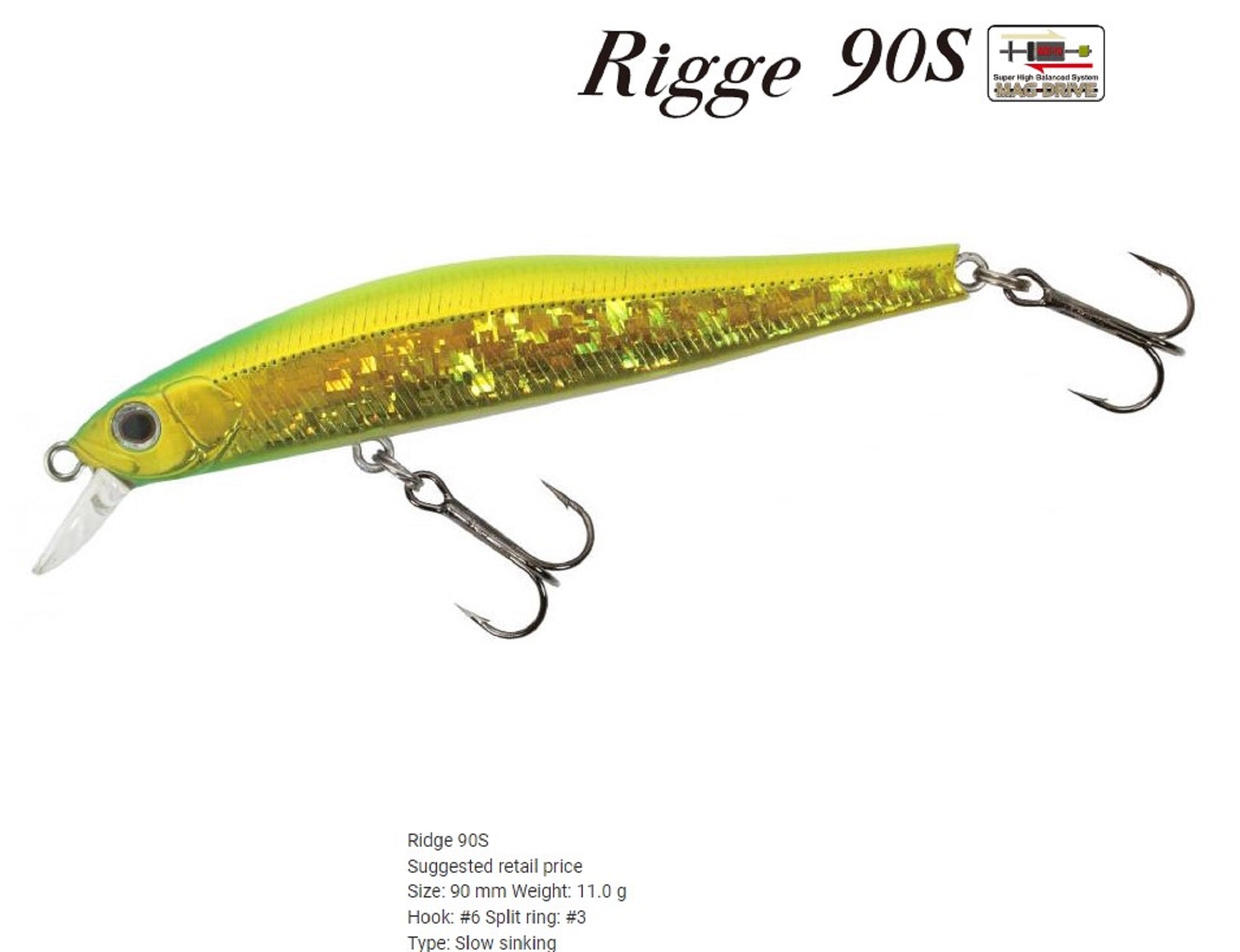 Zipbaits Rigge 90S Sinking Lure 050 (9023)