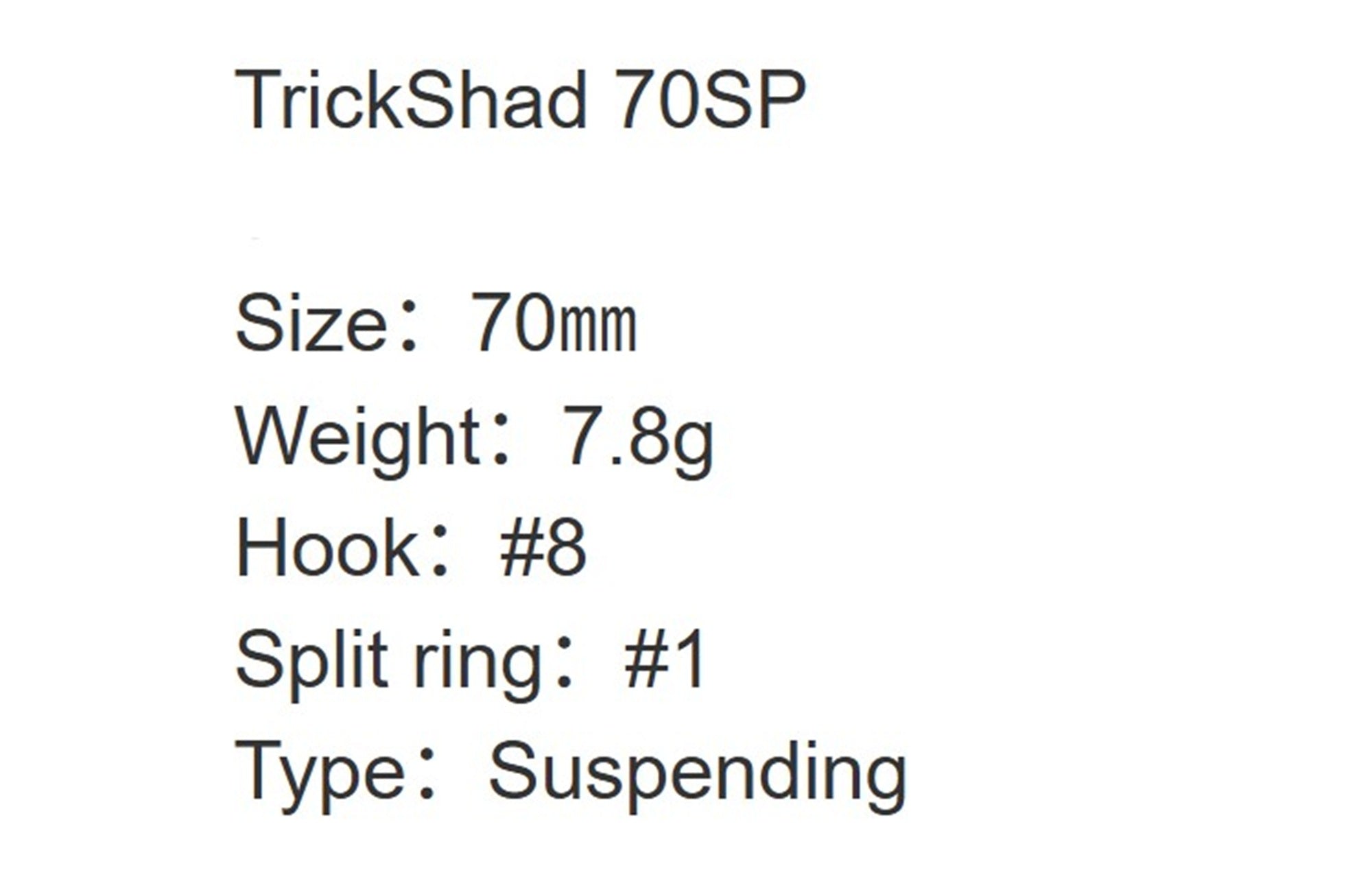 Zipbaits Trick Shad 70 SP Suspend Lure 352 (0508)