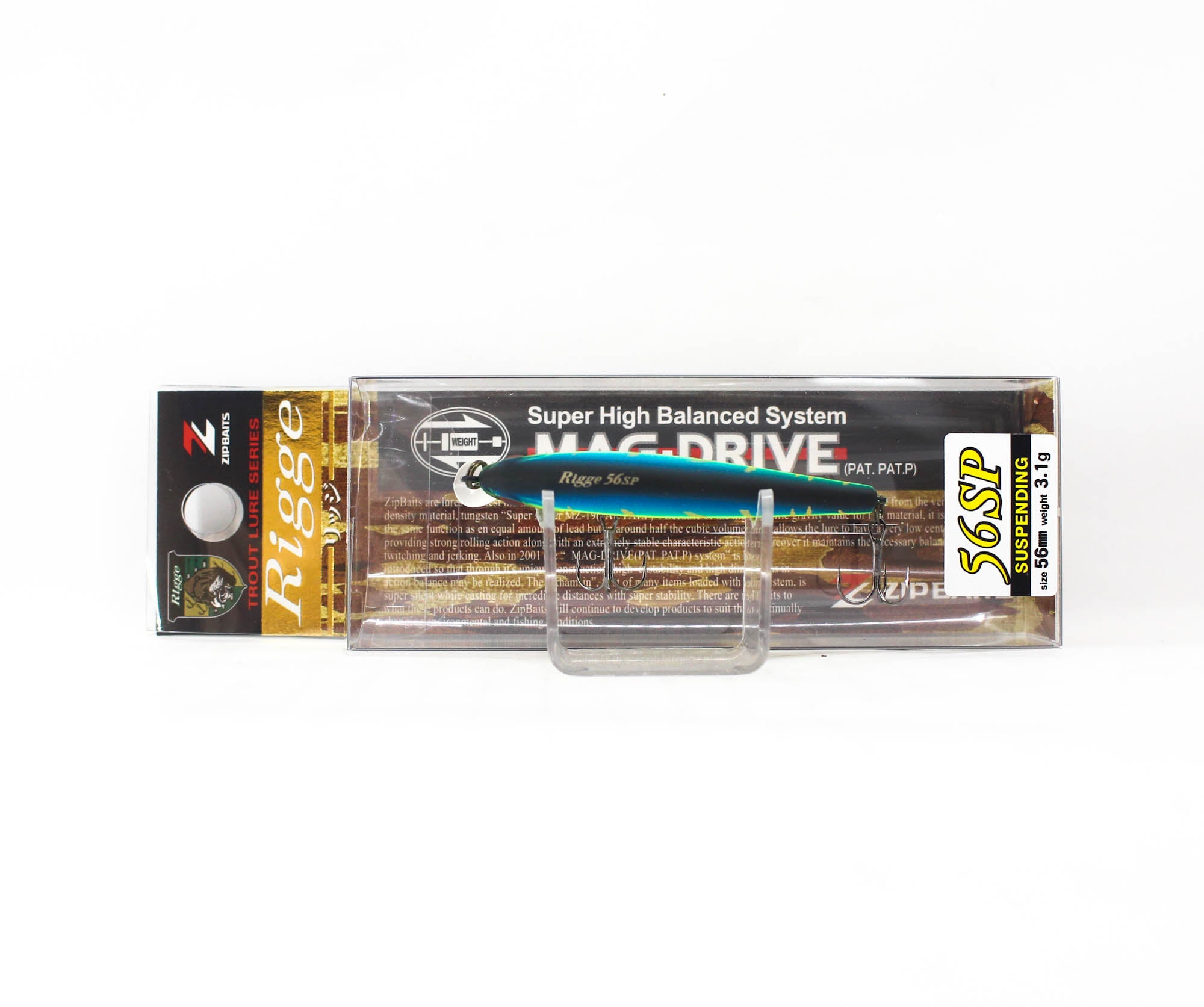 Zipbaits Rigge 56SP Suspend Lure 2002 (0813)