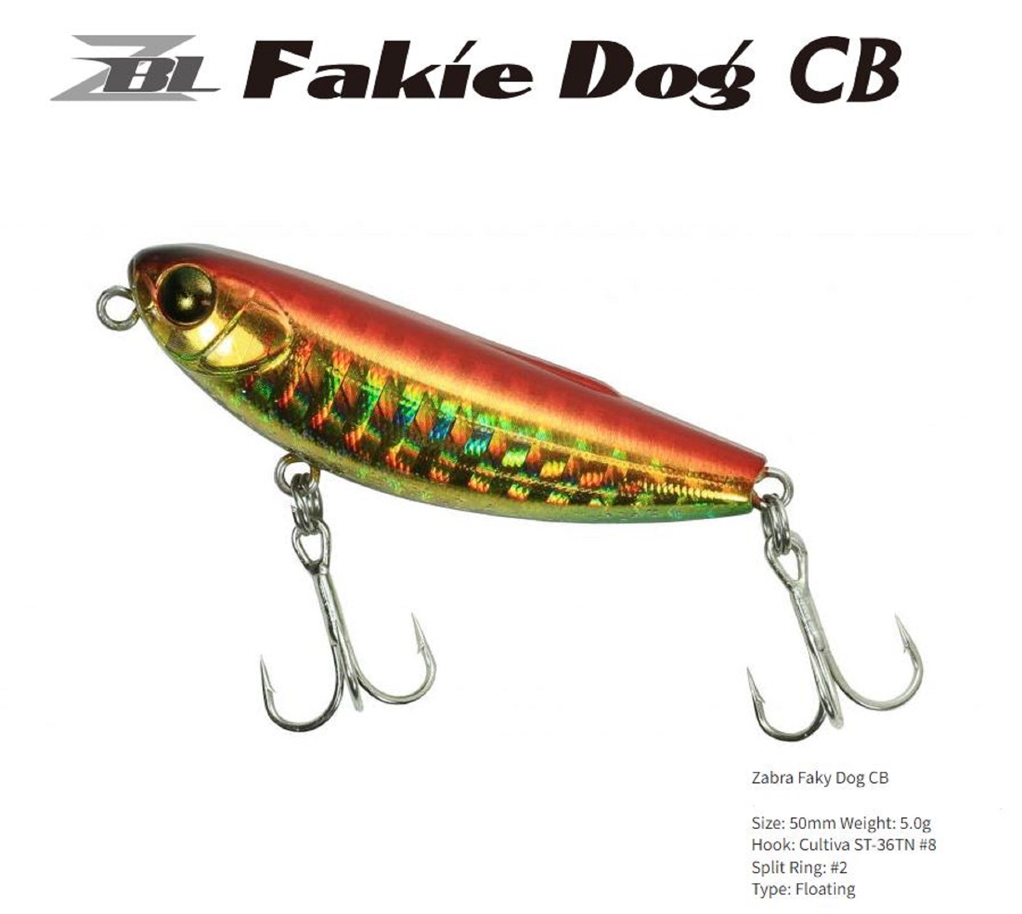 Zipbaits ZBL Fakie Dog Crazy Bee 50mm Floating Lure 422 (7157)