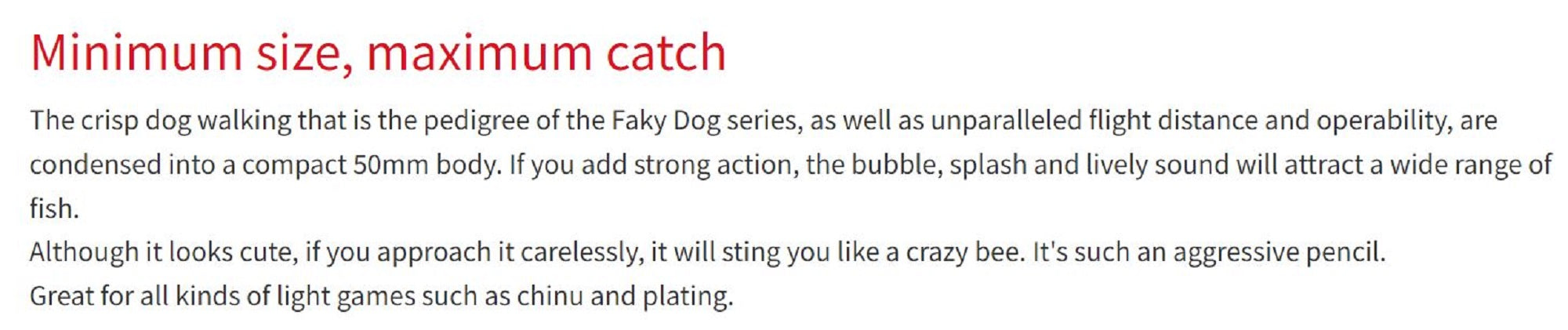 Zipbaits ZBL Fakie Dog Crazy Bee 50mm Floating Lure 422 (7157)