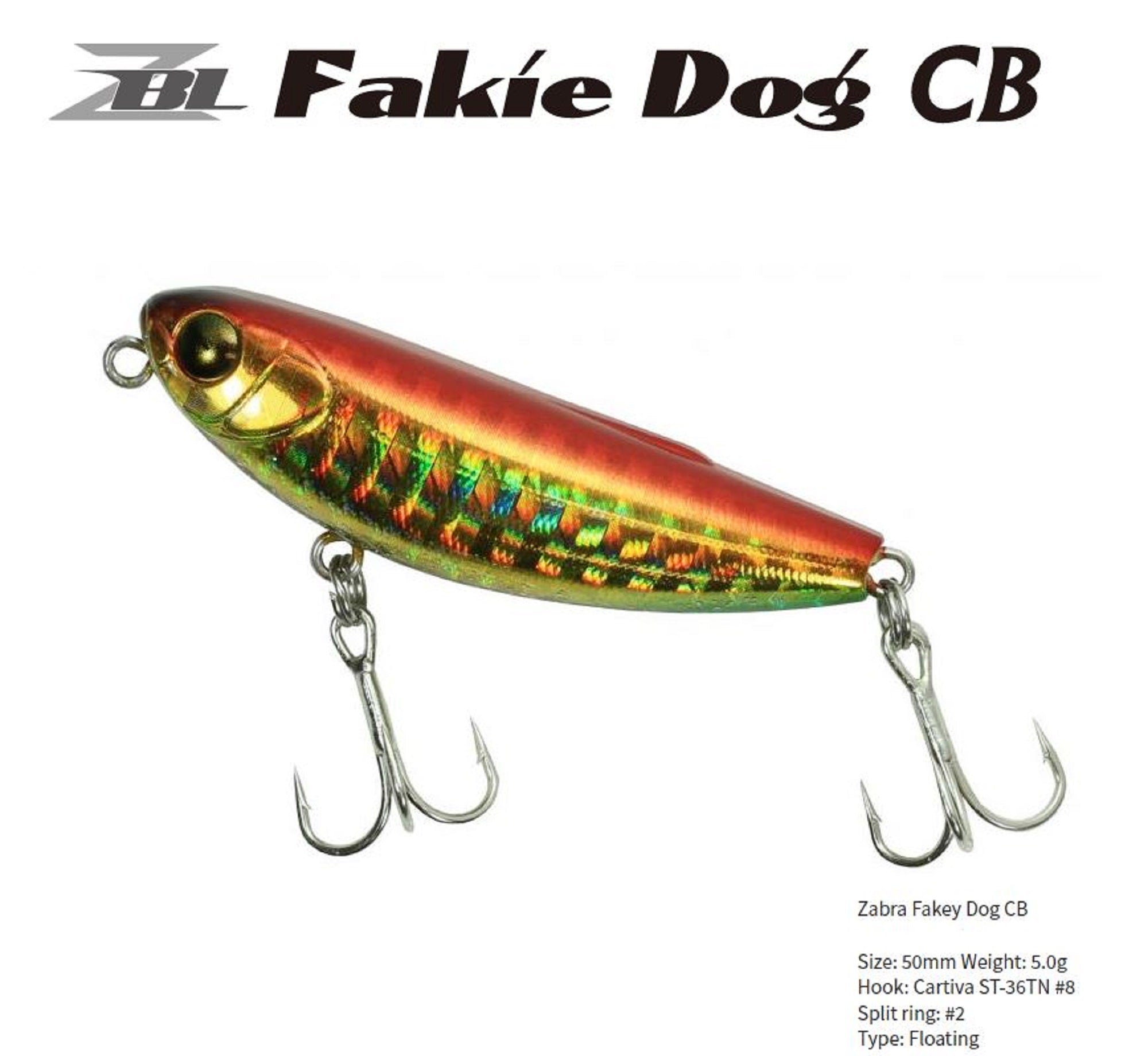 Zipbaits ZBL Fakie Dog Crazy Bee 50mm Floating Lure 268 (7287)