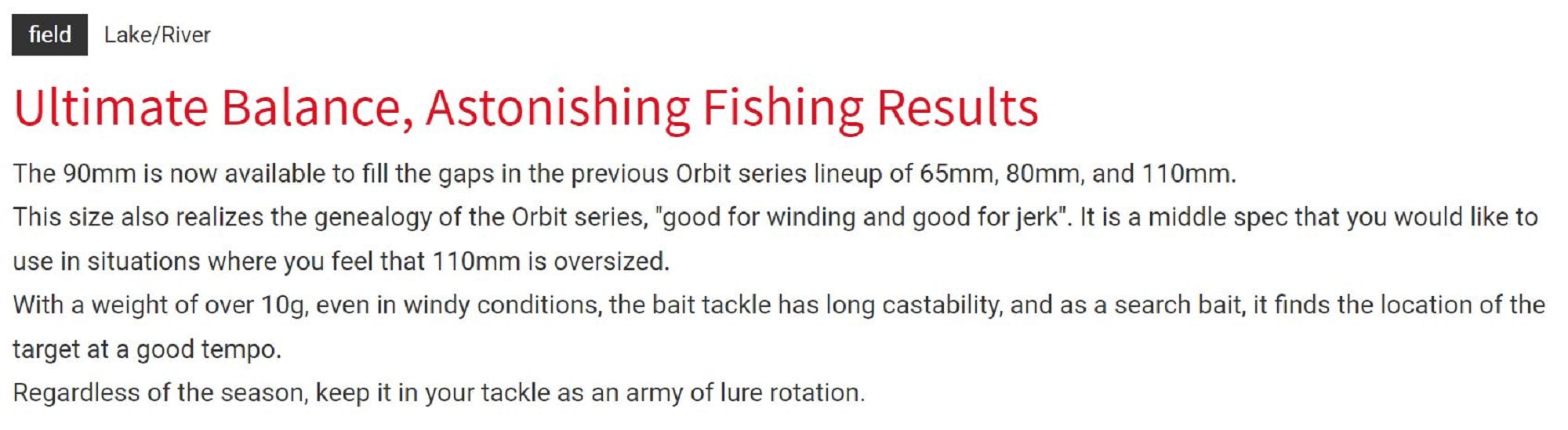 Zipbaits Orbit 90 SP SR Suspend Lure 995 (3331)