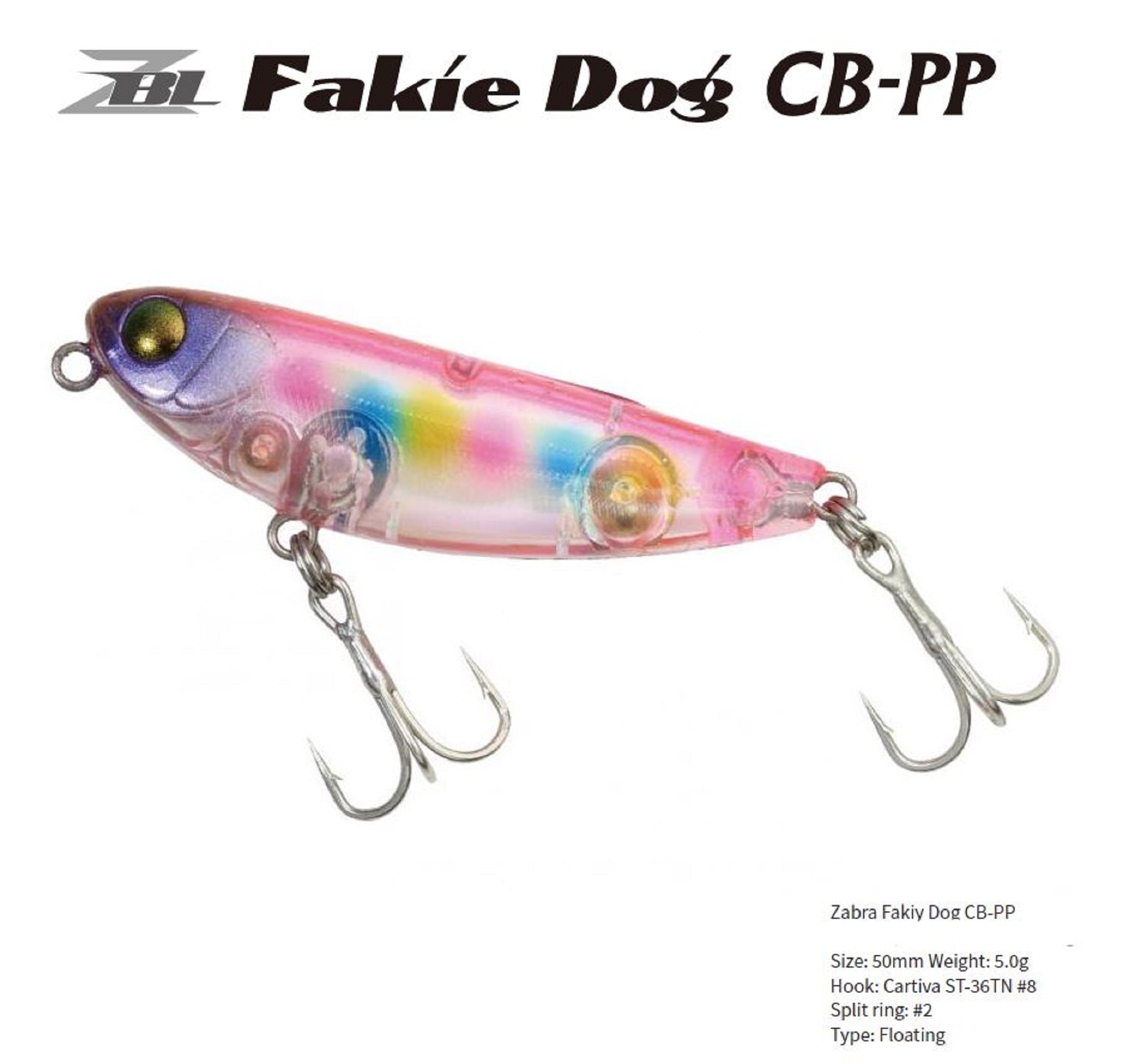 Zipbaits ZBL Fakie Dog Crazy Bee PP 50mm Floating Lure PP453 (0087)