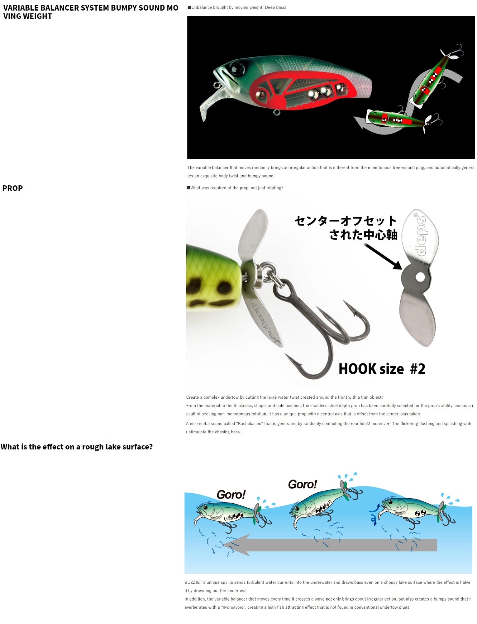 Deps Buzz Jet 96 mm 30 grams Floating Lure 10 (0103)