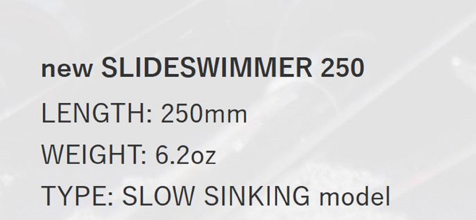 Deps New Slide Swimmer 250 Slow Sinking Jointed Lure 06 (8069)