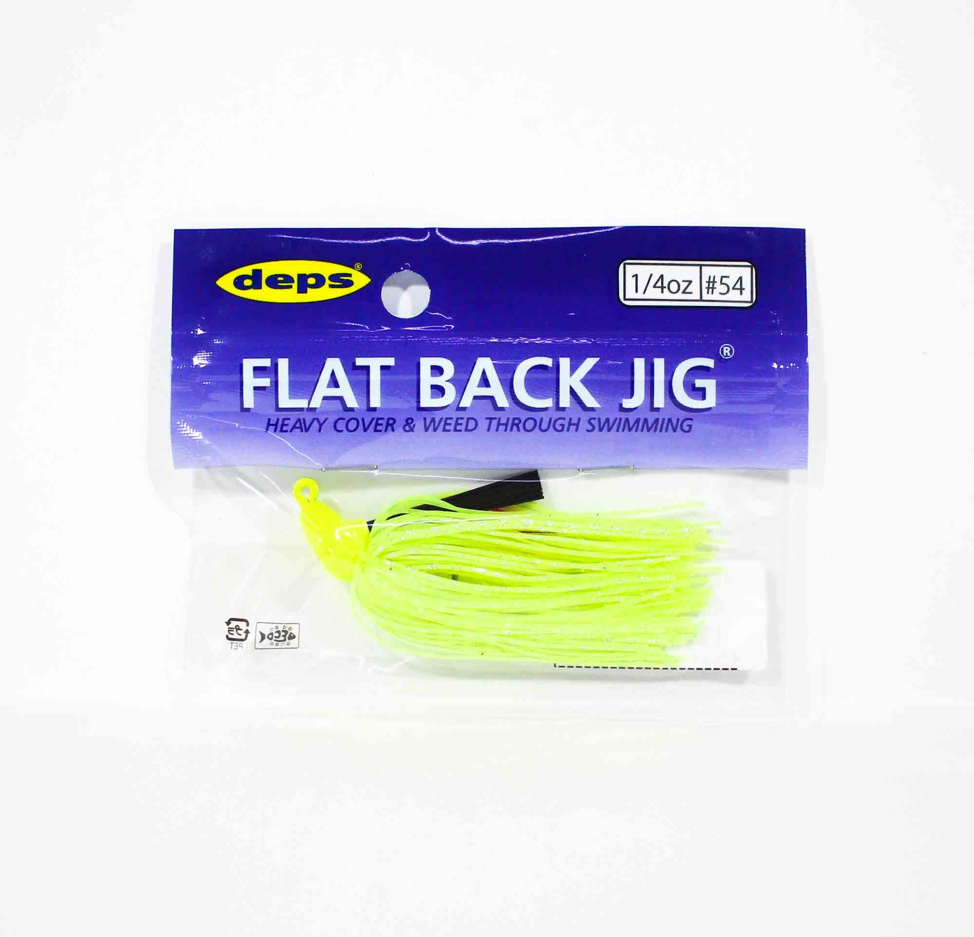 Deps Flat Back Jig Rubber 1/4 oz 54 (0546)