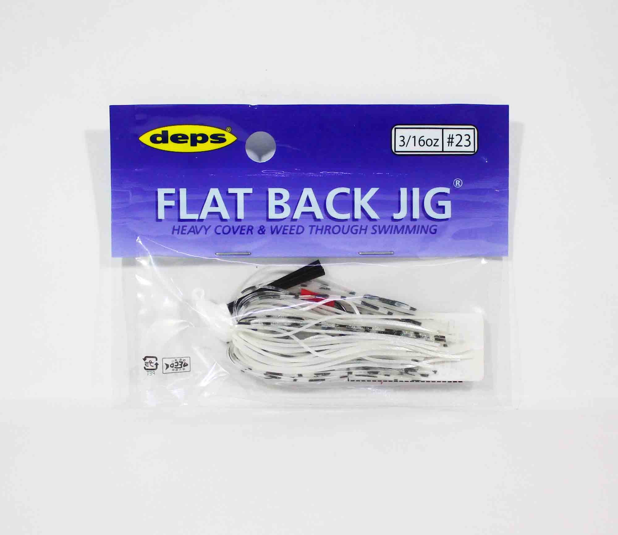 Deps Flat Back Jig Rubber 3/16 oz 23 (5237)