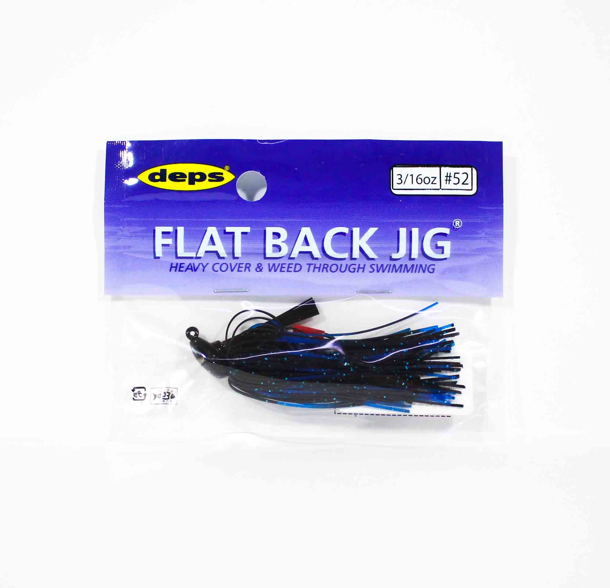 Deps Flat Back Jig Rubber 3/16 oz 52 (5527)
