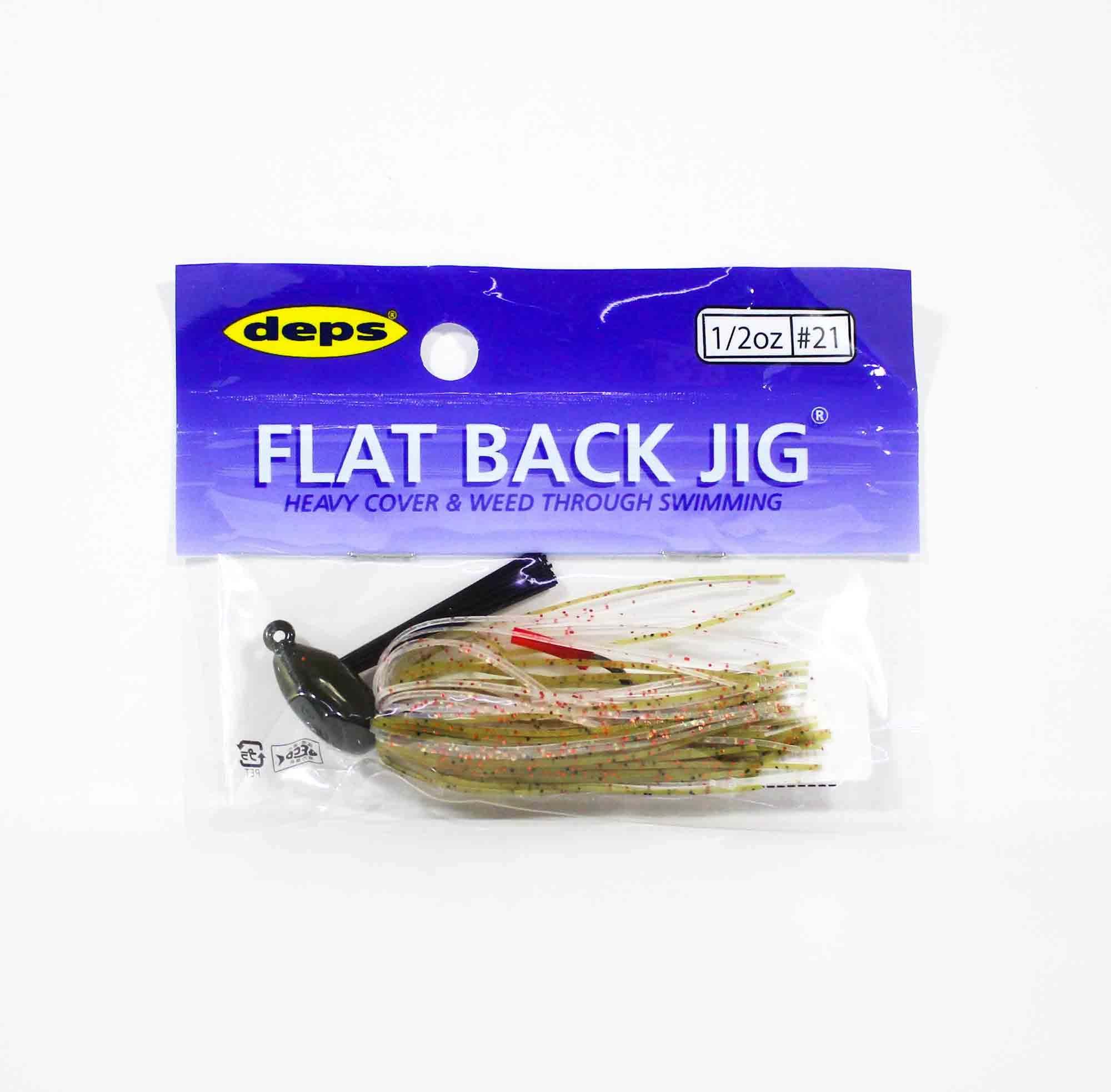 Deps Flat Back Jig Rubber 1/2 oz 21 (0216)