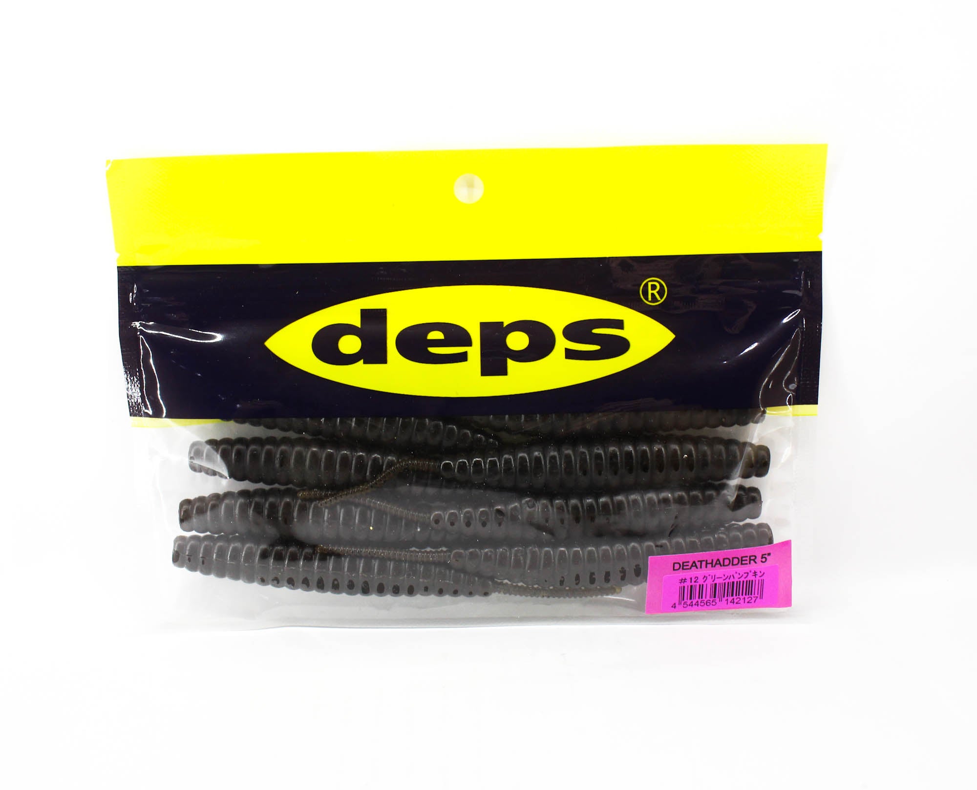 Deps Soft Lure Death Adder 5 Inch 8 per pack 12 (2127)