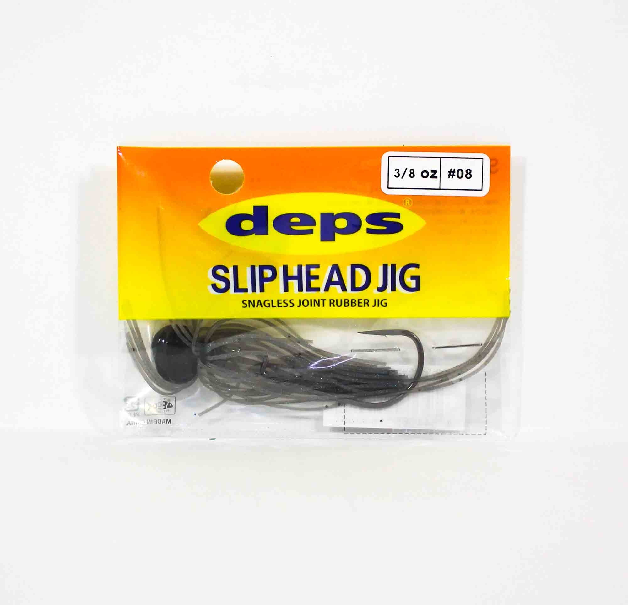 Deps Slip Head Jig Rubber 3/8 oz 08 (3083)