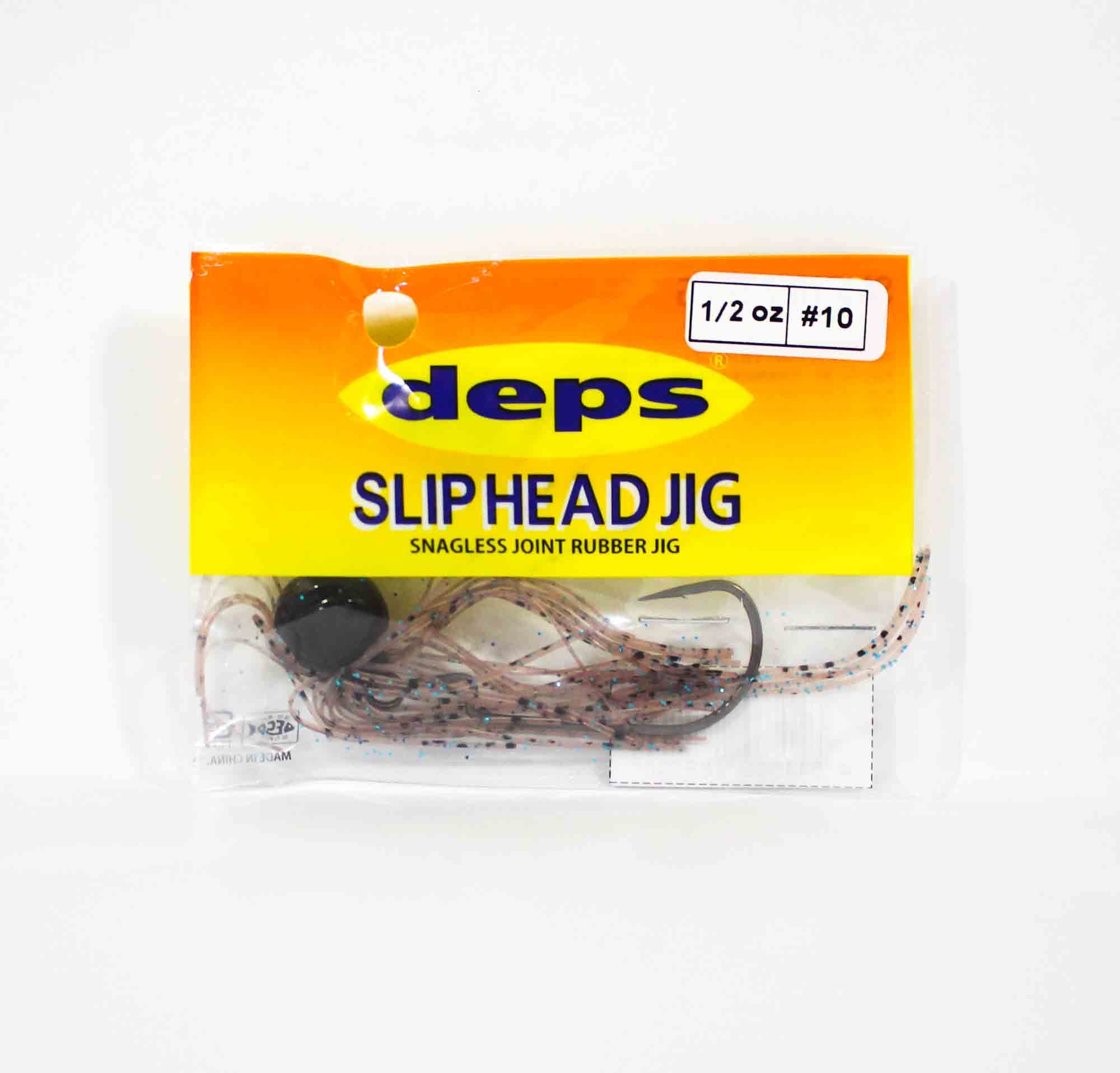 Deps Slip Head Jig Rubber 1/2 oz 10 (5100)