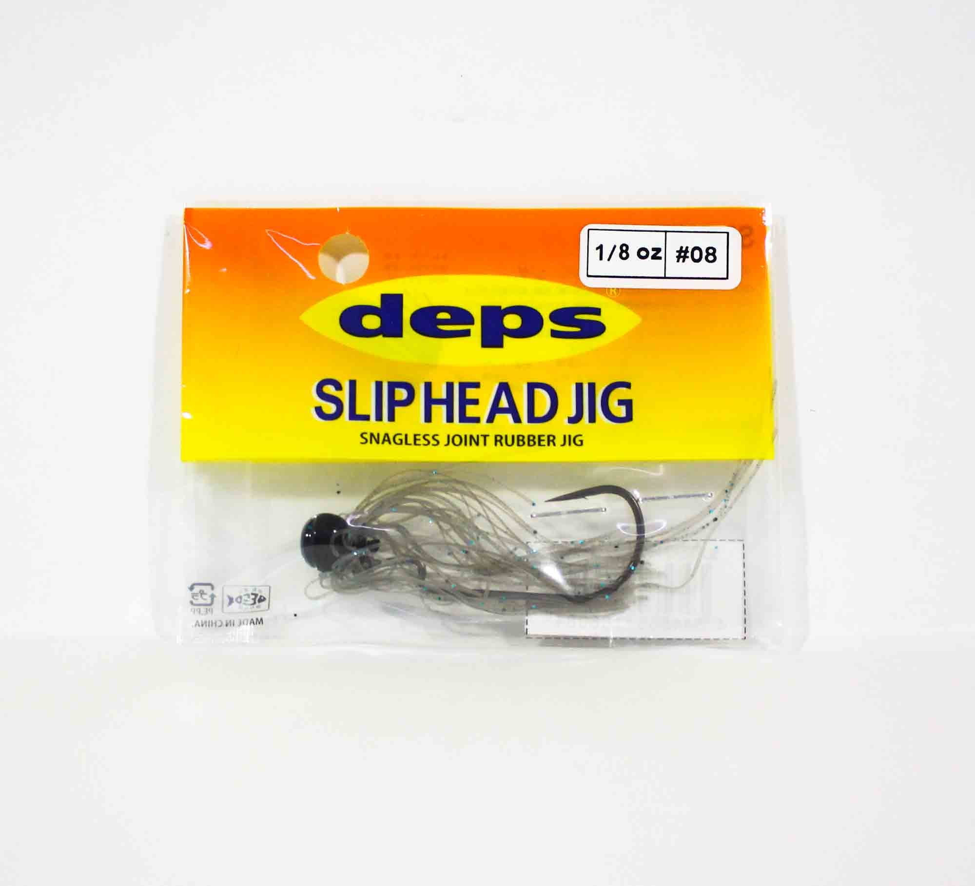 Deps Slip Head Jig Rubber 1/8 oz 08 (6084)
