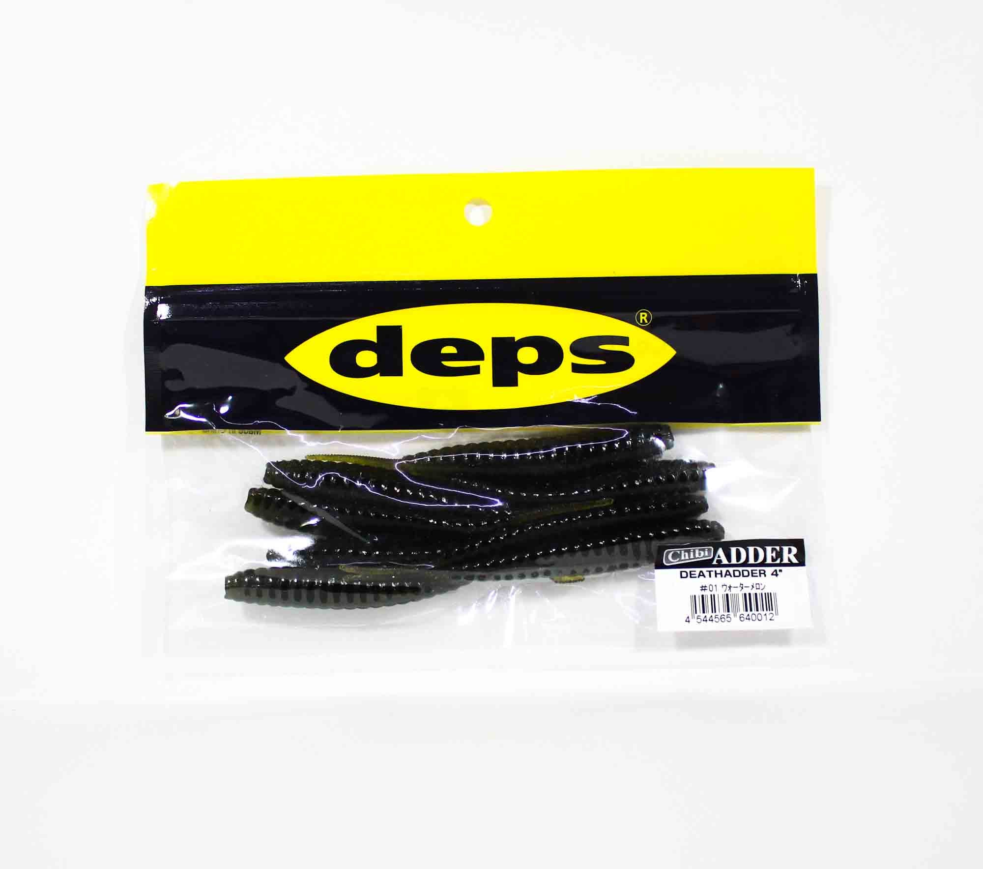 Deps Soft Lure Death Adder 4 Inch 8 per pack 01 (0012)