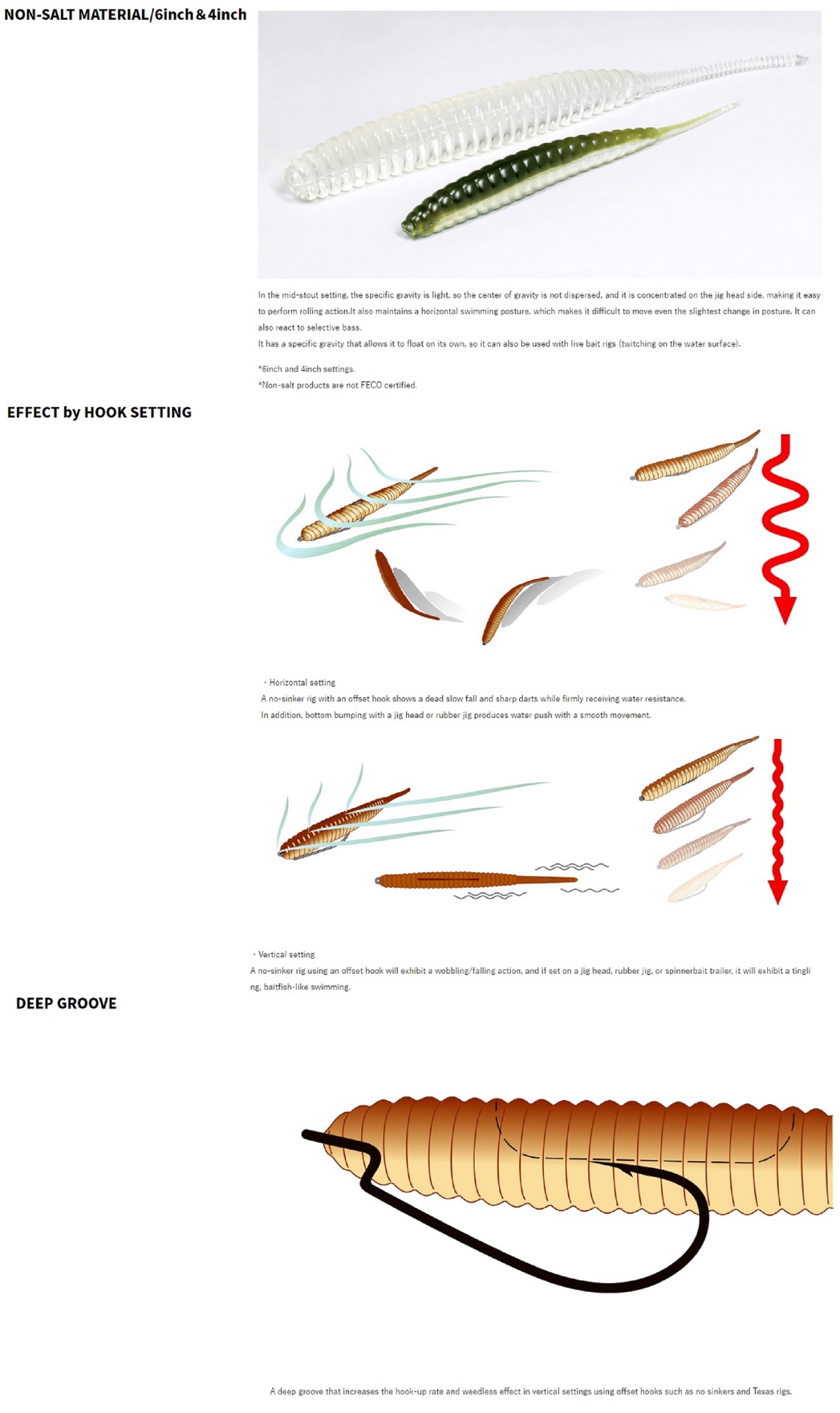 Deps Soft Lure Death Adder 4 Inch 8 per pack 12 (0128)