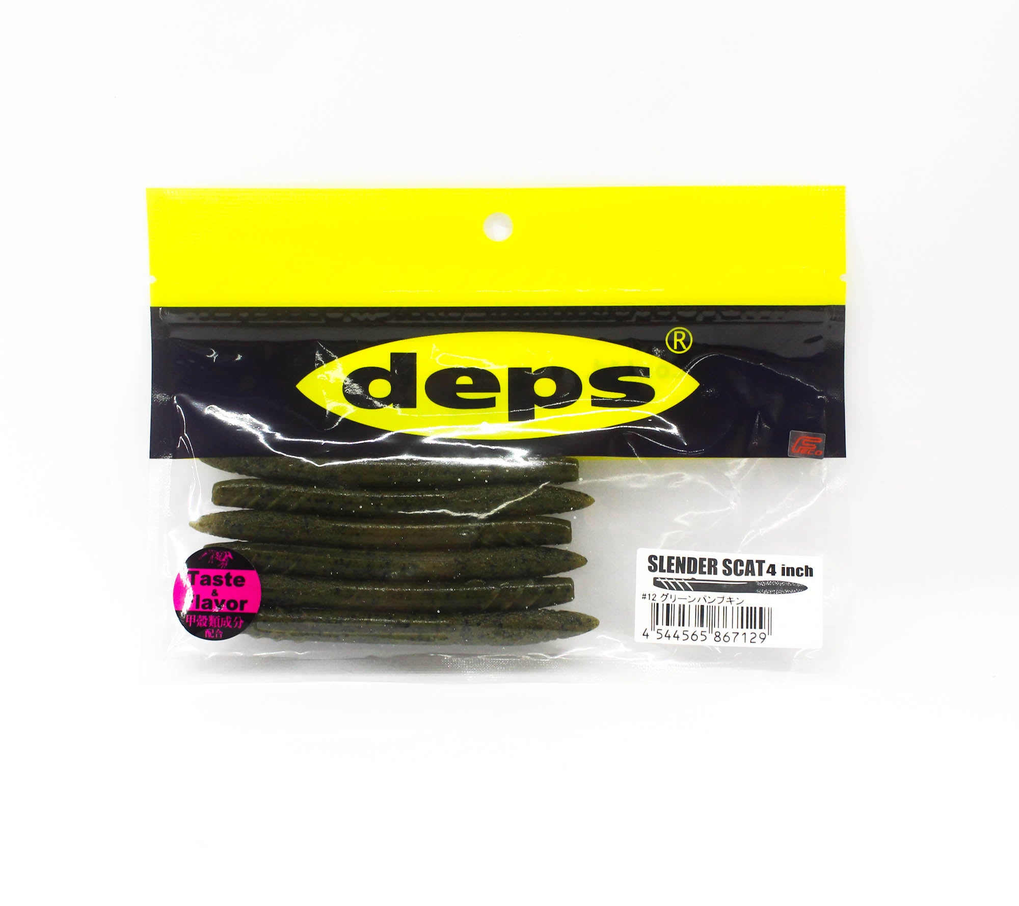 Deps Soft Lure Slender Scat 4 Inch 12 (7129)