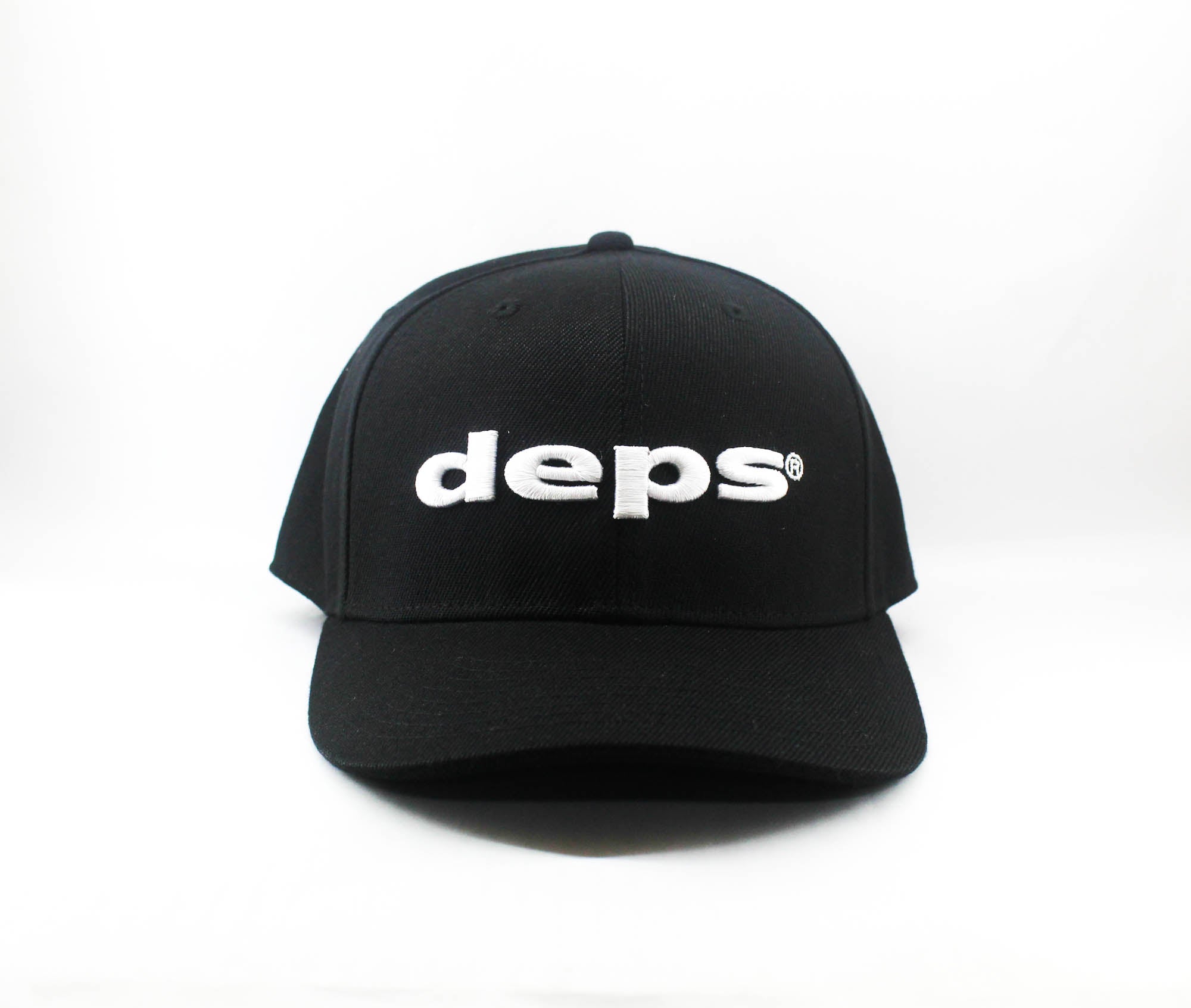 Deps Cap Logo Free Size Black White (5020)