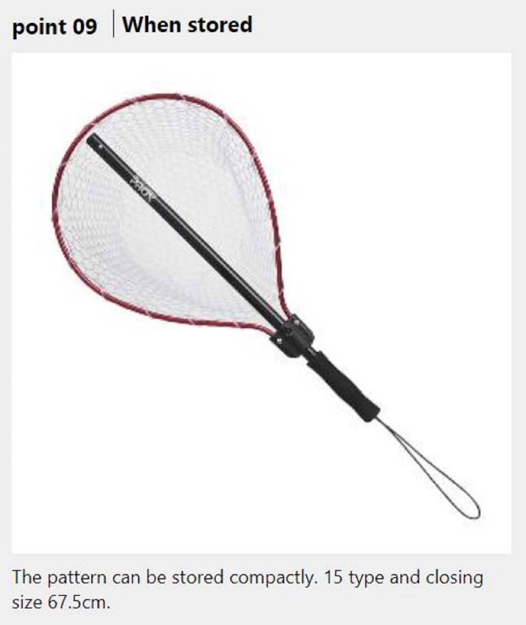 Prox PX70415PKK Rubber Landing Net Length 112cm Pink (0687)