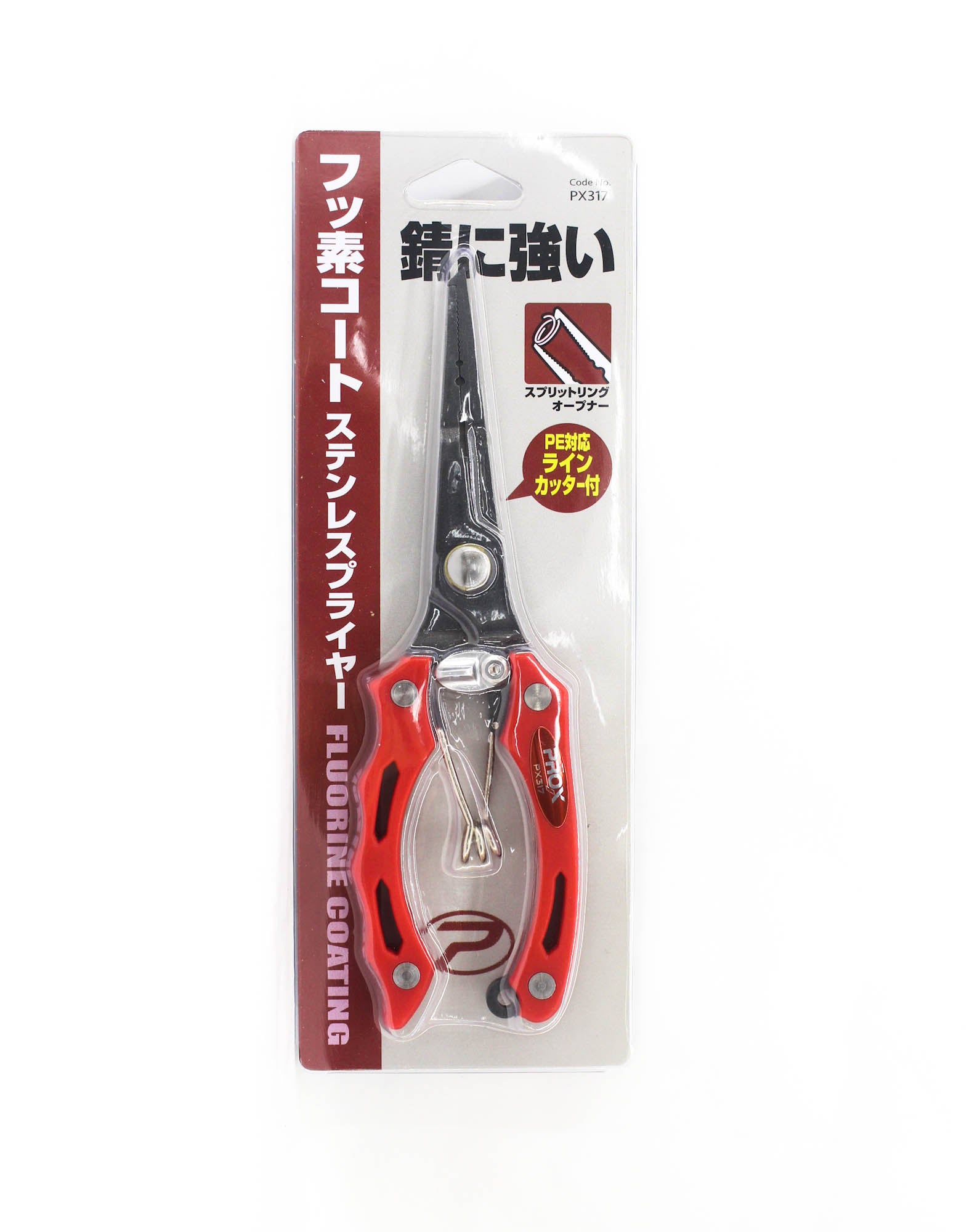 Prox PX317R Plier Stainless Steel Fluorine Coated 165mm Red (3169)