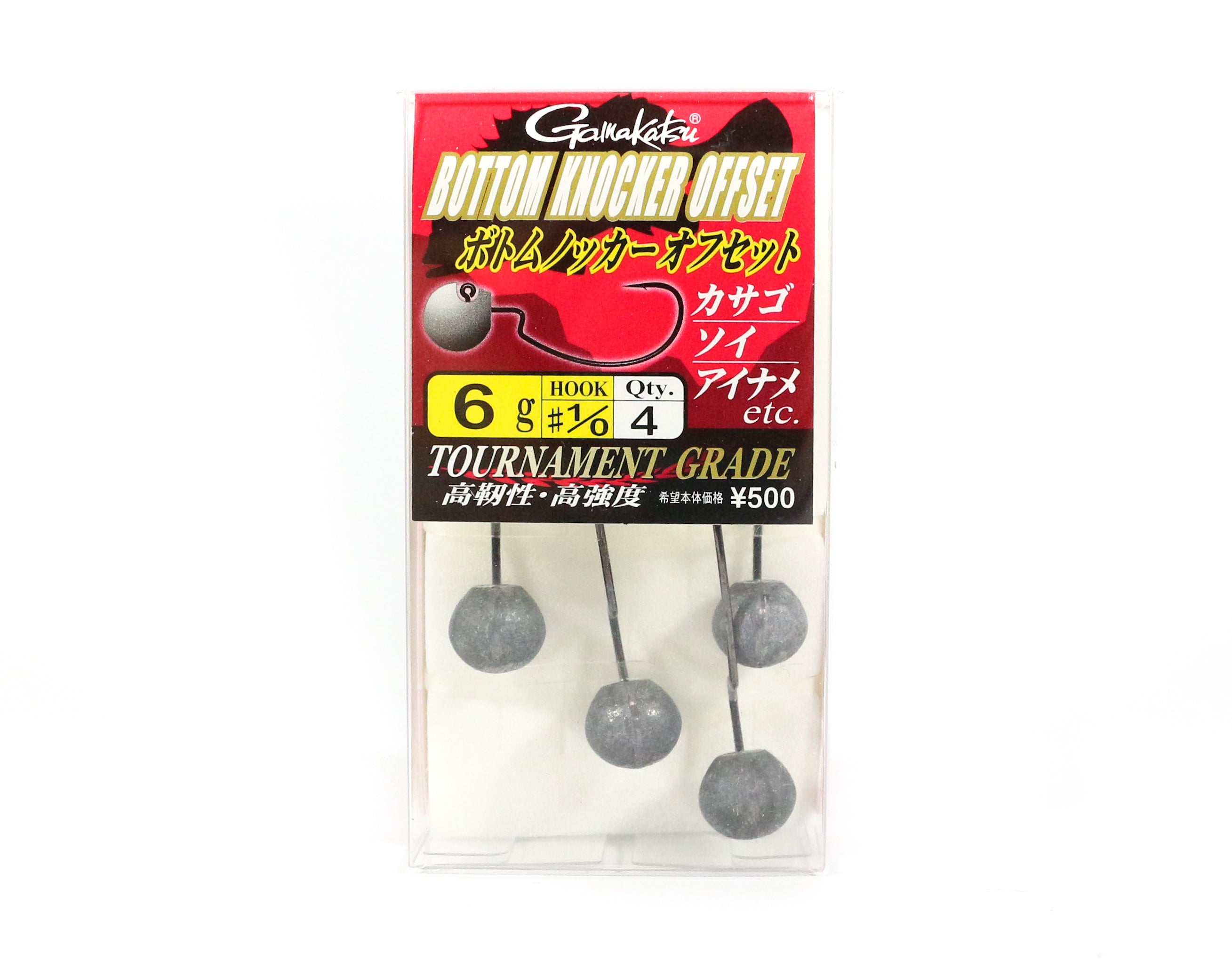 Gamakatsu 67625 Jig Head Bottom Knocker Offset 6 Grams Size 1/0 (8491)