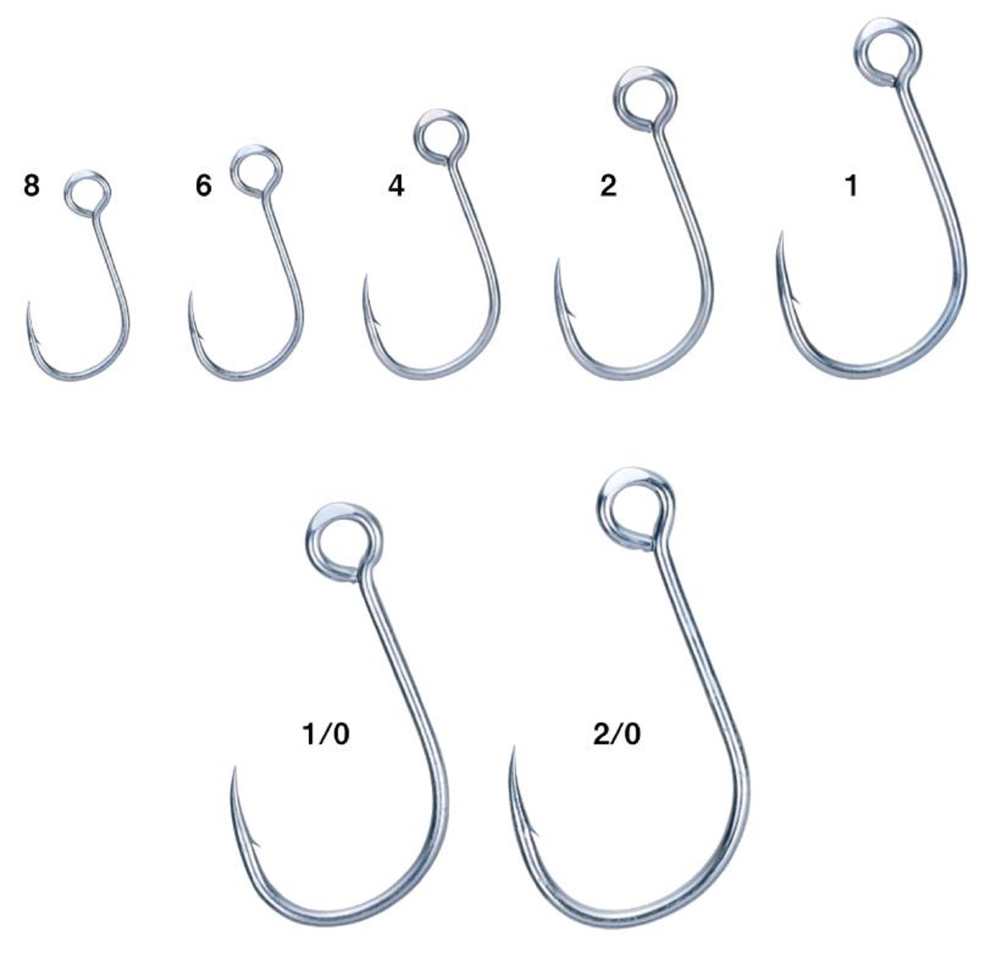 Gamakatsu 67657 Single Hook 53 Salt Plugging Lure Hook Size 1/0 (0836)