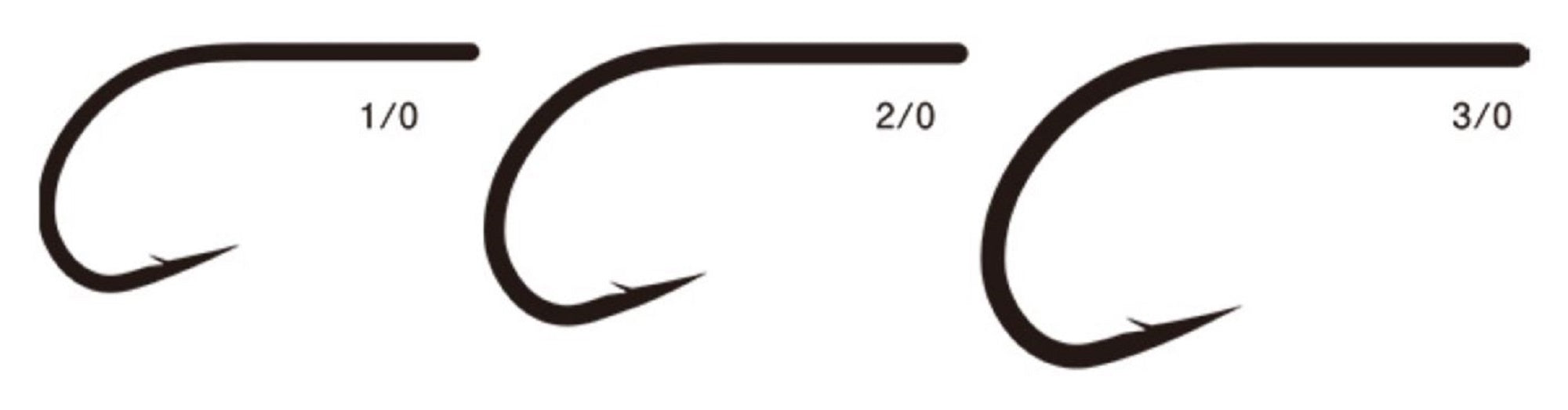 Gamakatsu 67703 SC15 Wide Gap Tin Plated Hook Size 3/0, 10 Per pack (1345)