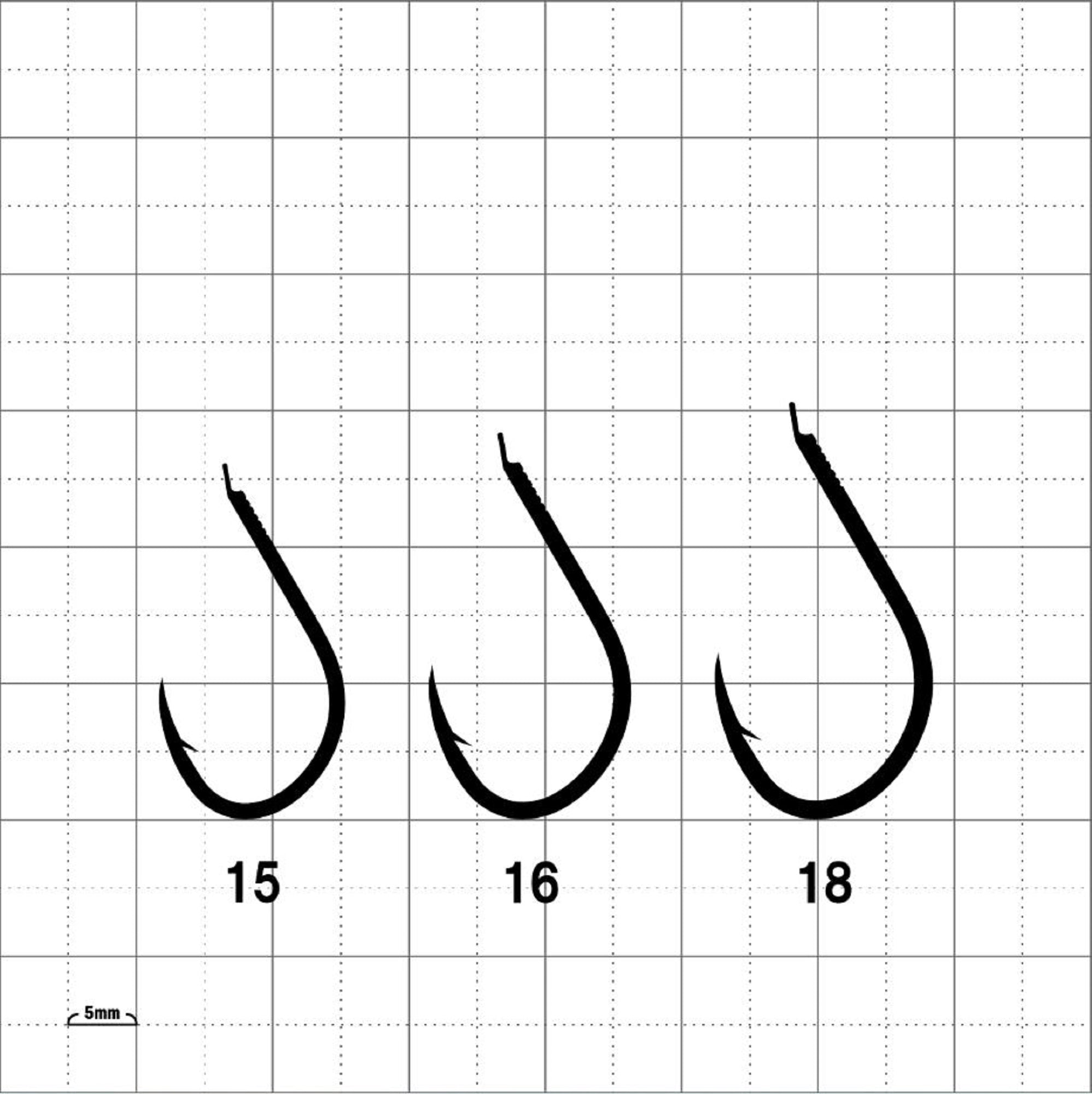 Gamakatsu 68632 Kairyo Soi Ring Eye Hook Size 15 (4534)