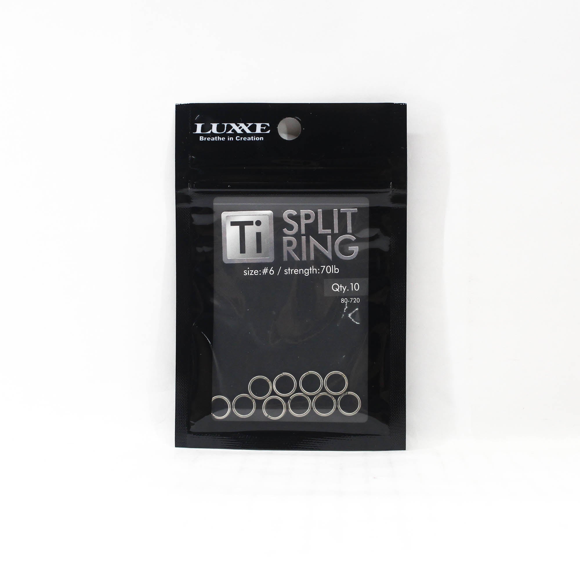 Gamakatsu 80720 Ti Split Ring Size 6 (1817)