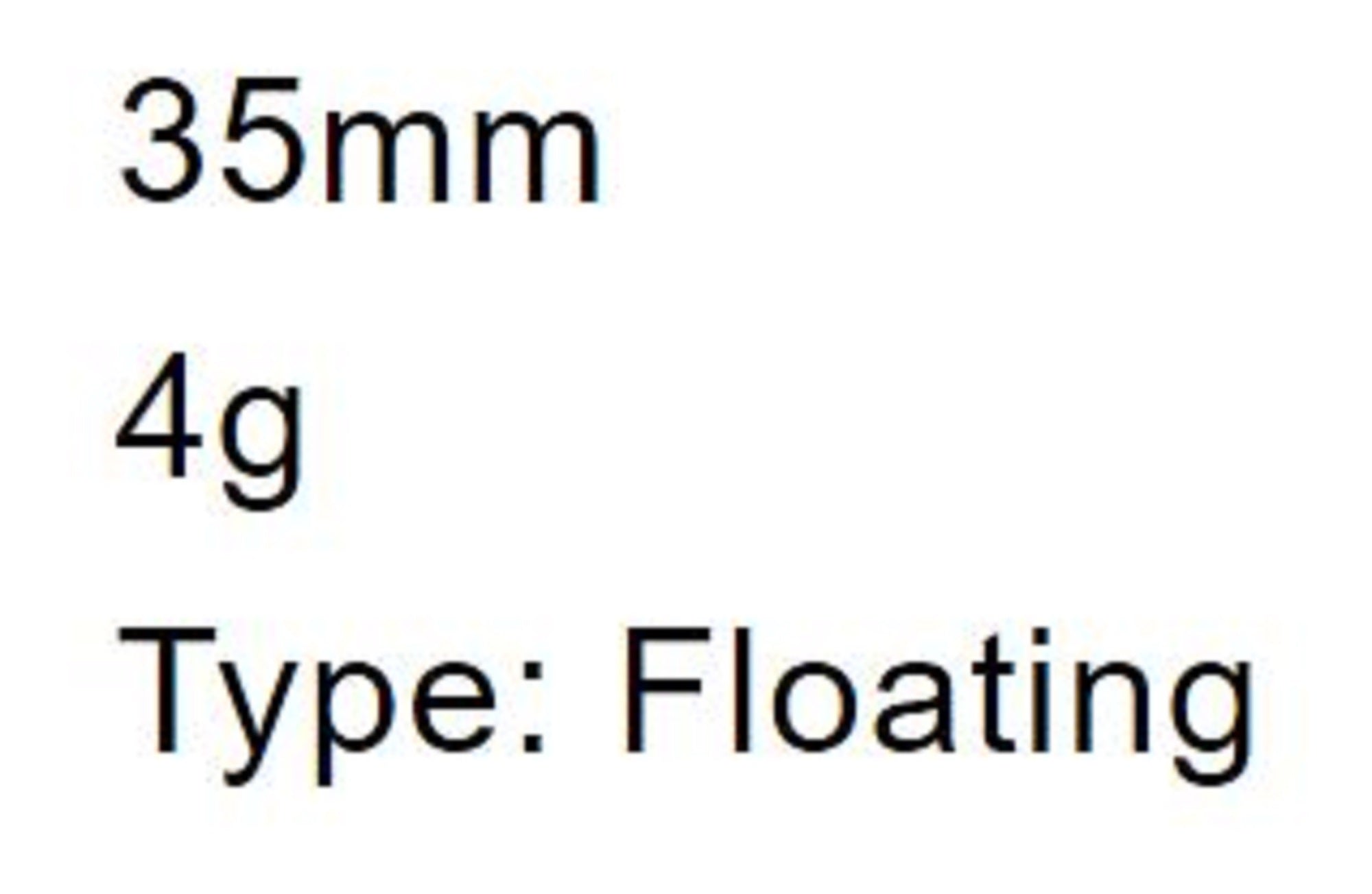 Tiemco Cicada Origin 35mm, 4 grams Floating Lure 082 (0794)